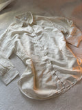 John Lewis off white linen blend shirt L/xL