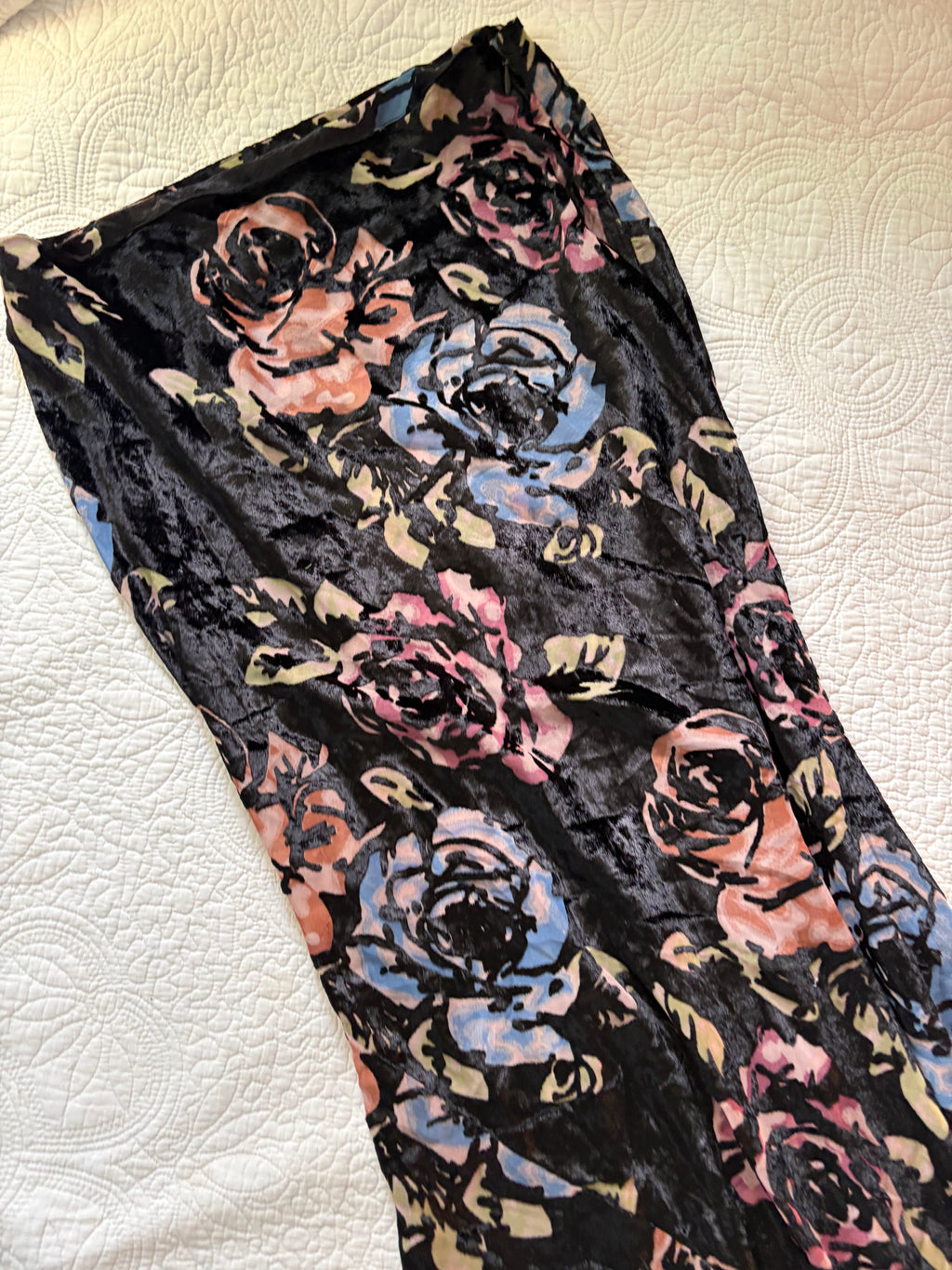 ASOS velvet skirt uk10