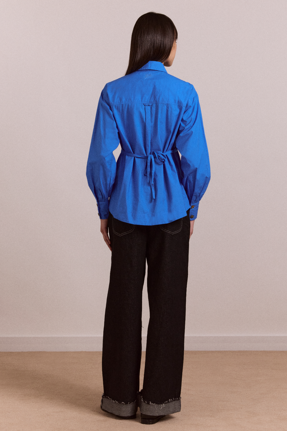Damson madder Lux Shirt - Blue
