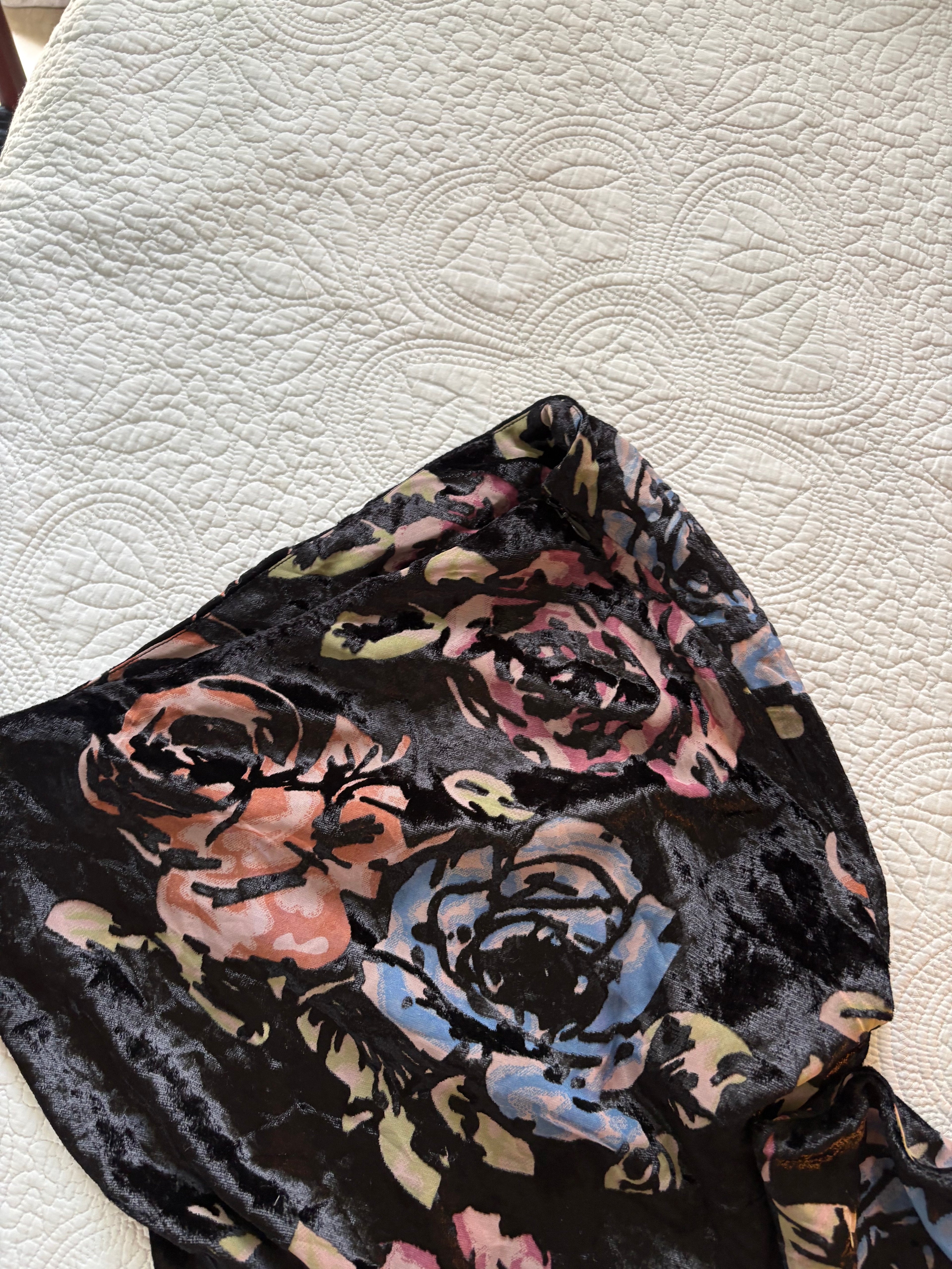 ASOS velvet skirt uk10