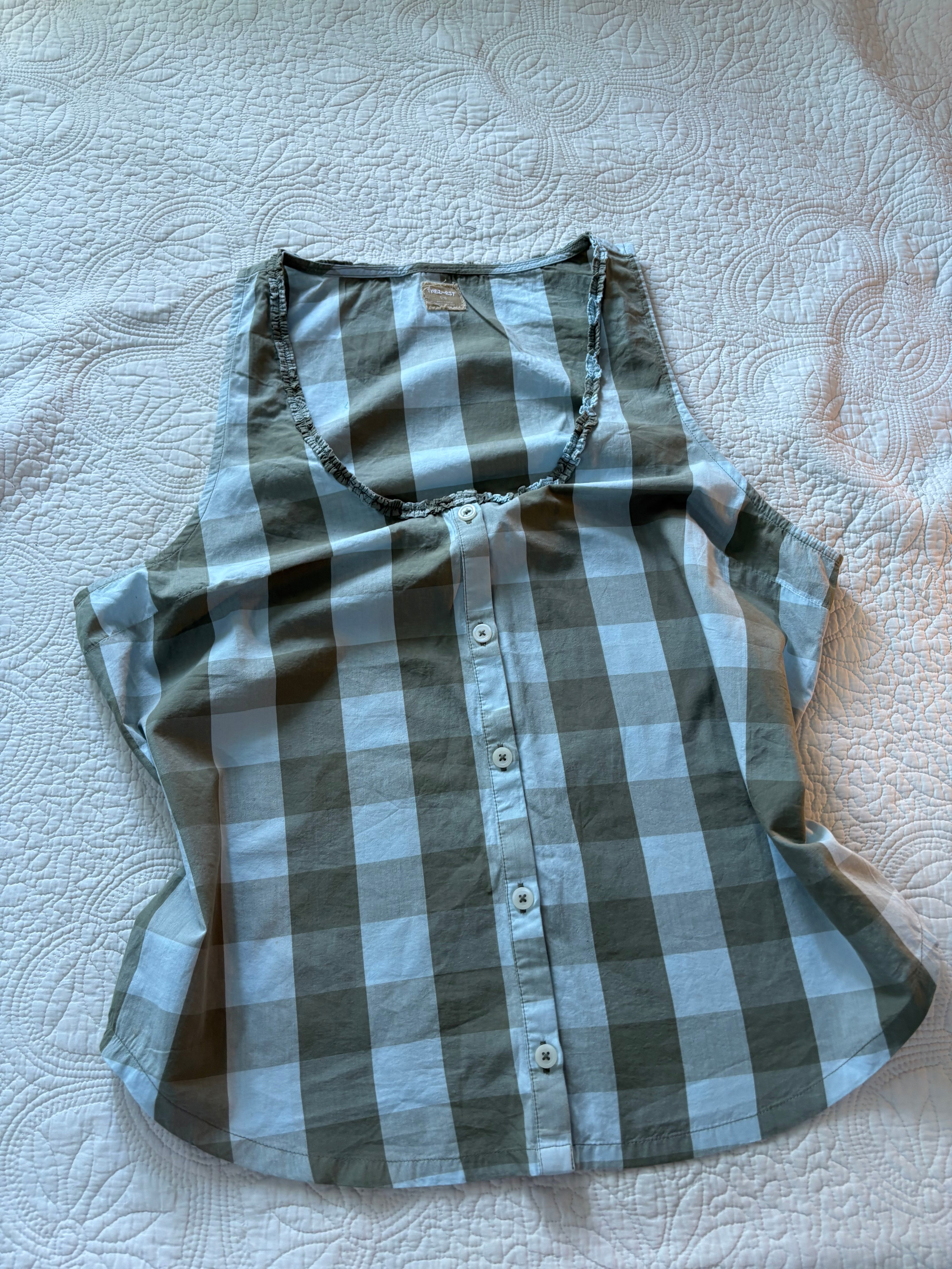 Free people check top L