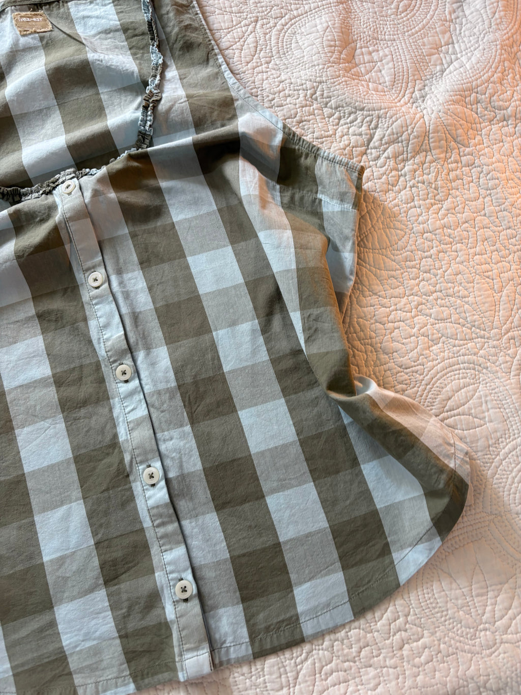 Free people check top L