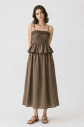 NIKO AND... INDIA IS BEAUTIFUL COTTON LINEN CAMI DRESS FS