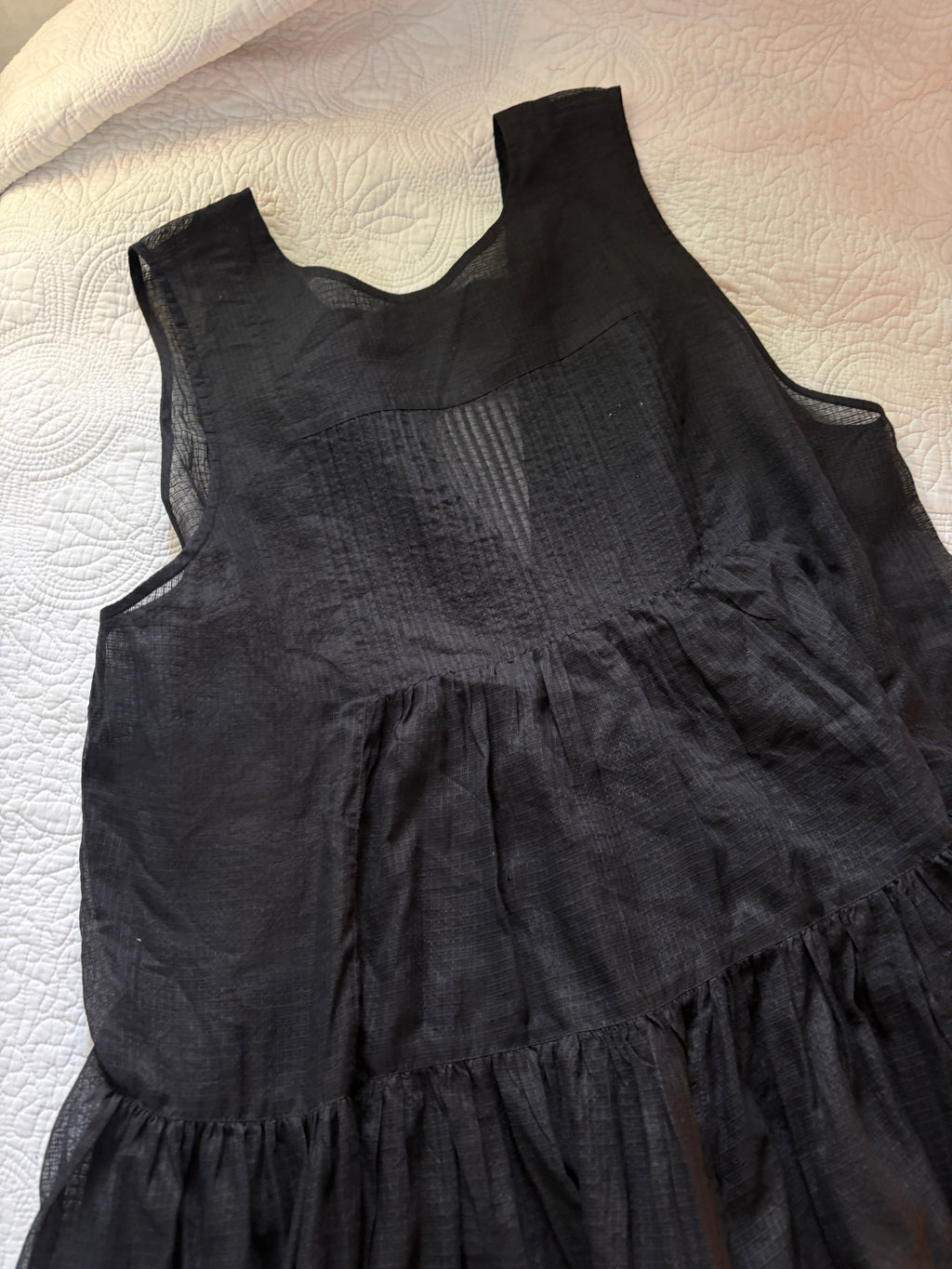 congés payés Japan Sheer layer dress FS