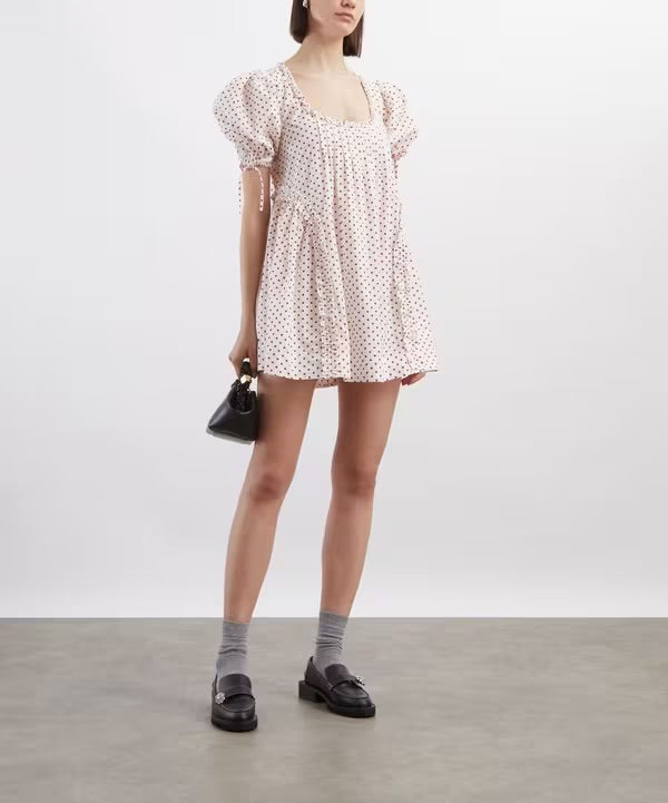DAMSON MADDER
Meri Mini Dress white dots
