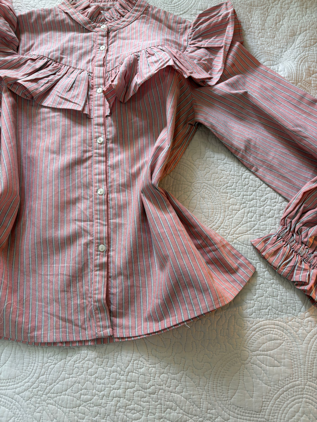 Boii Studios ruffle top pink XS/S