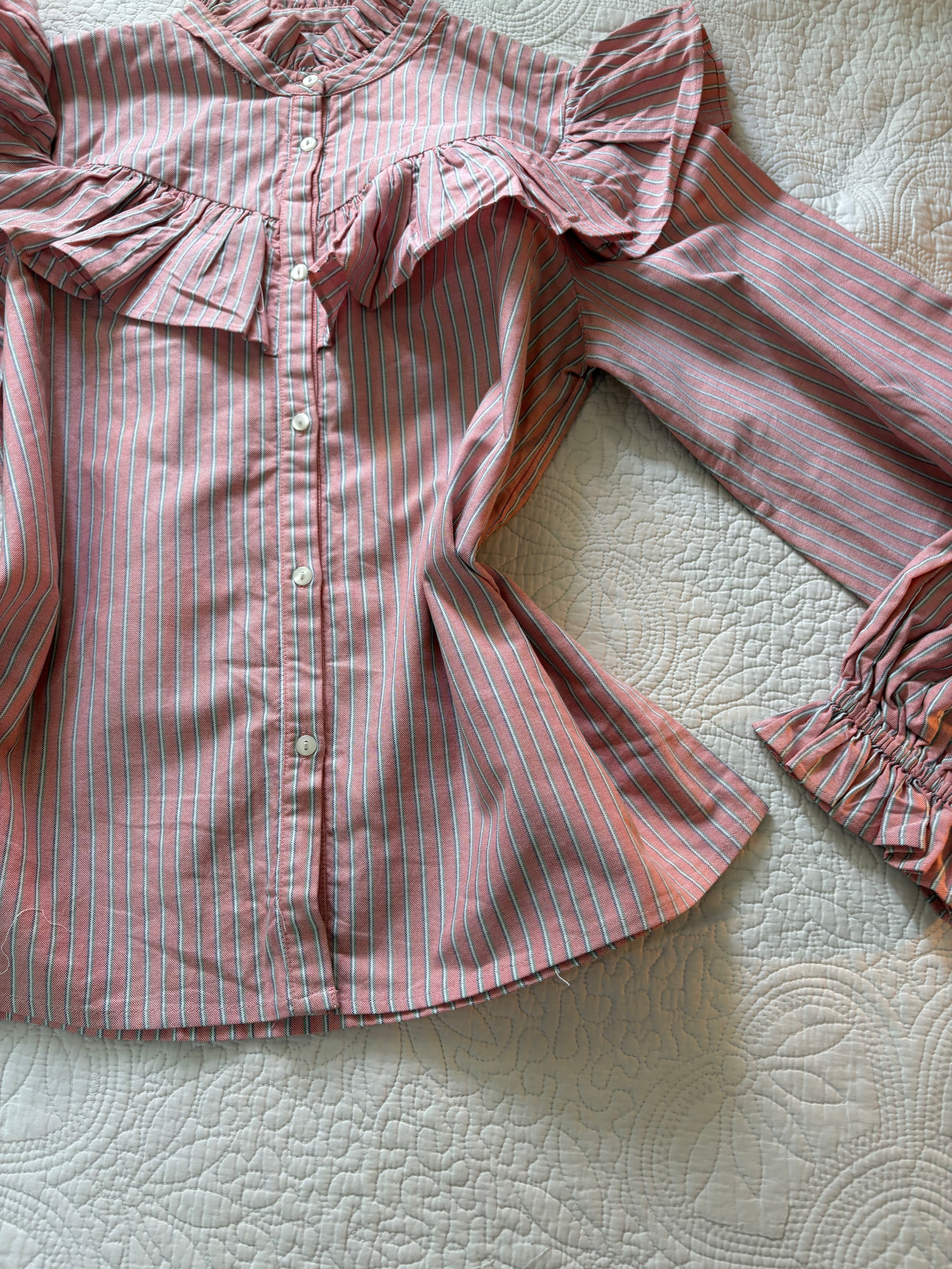 Boii Studios ruffle top pink XS/S