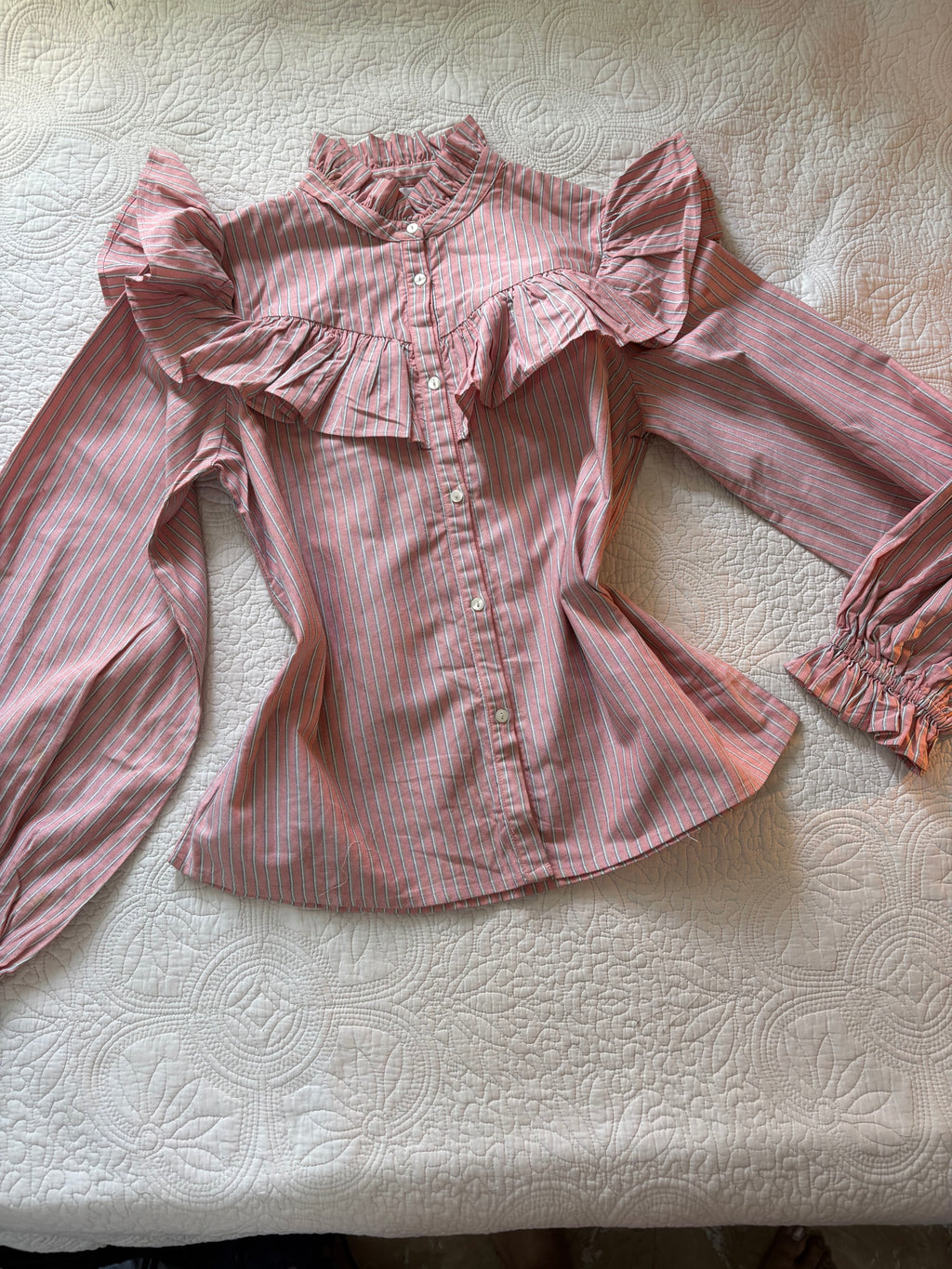 Boii Studios ruffle top pink XS/S