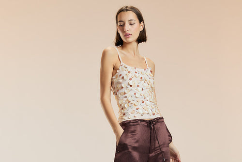 Cynthia Rowley Paola Paillette Cami