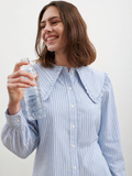Boii Studios STRIPED BLOUSE XS