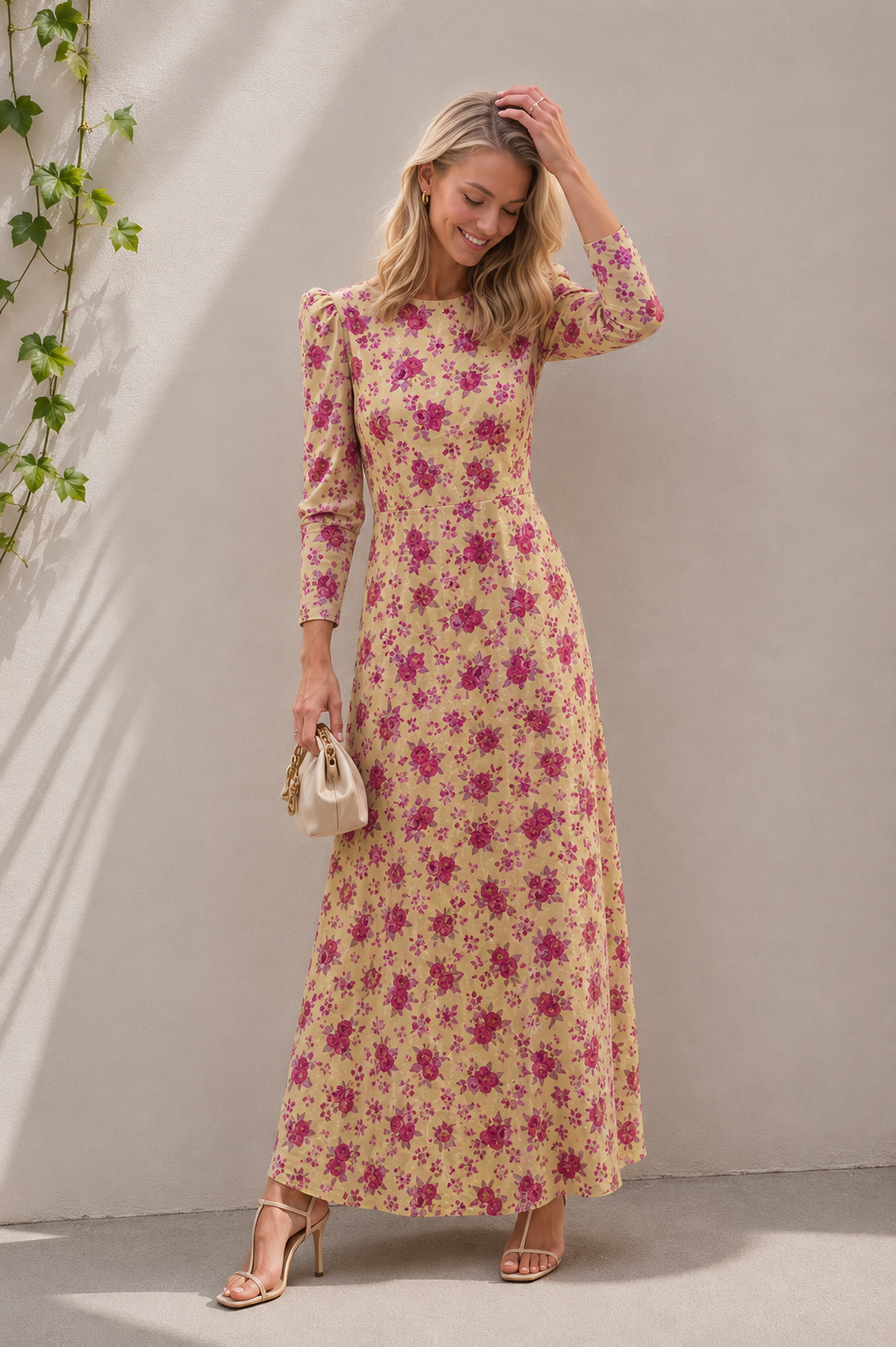 PIA TJELTA BACKLESS SILK DRESS S