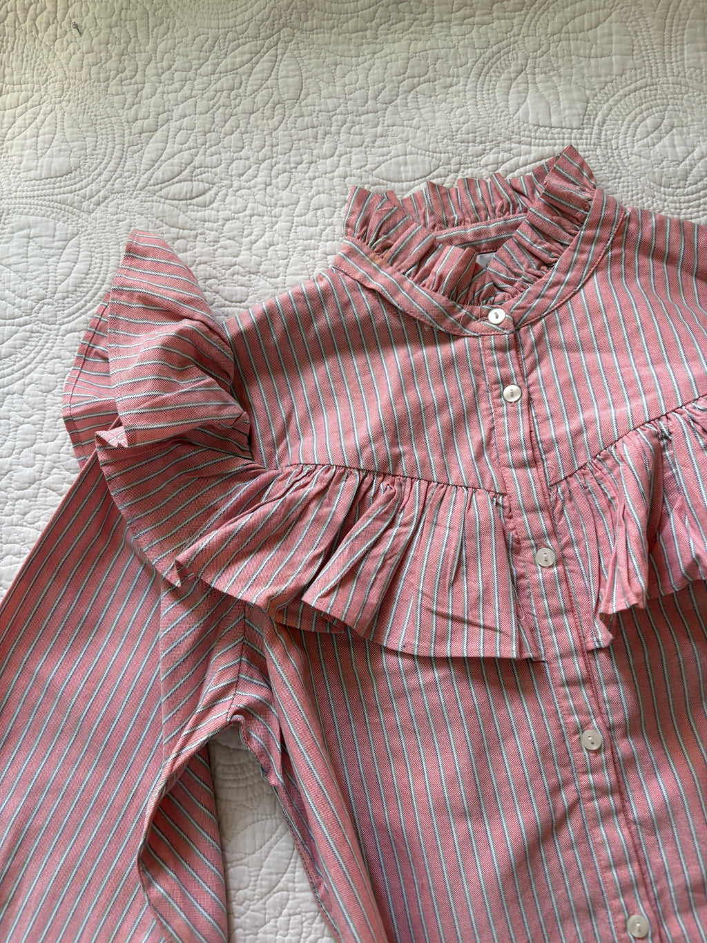 Boii Studios ruffle top pink XS/S