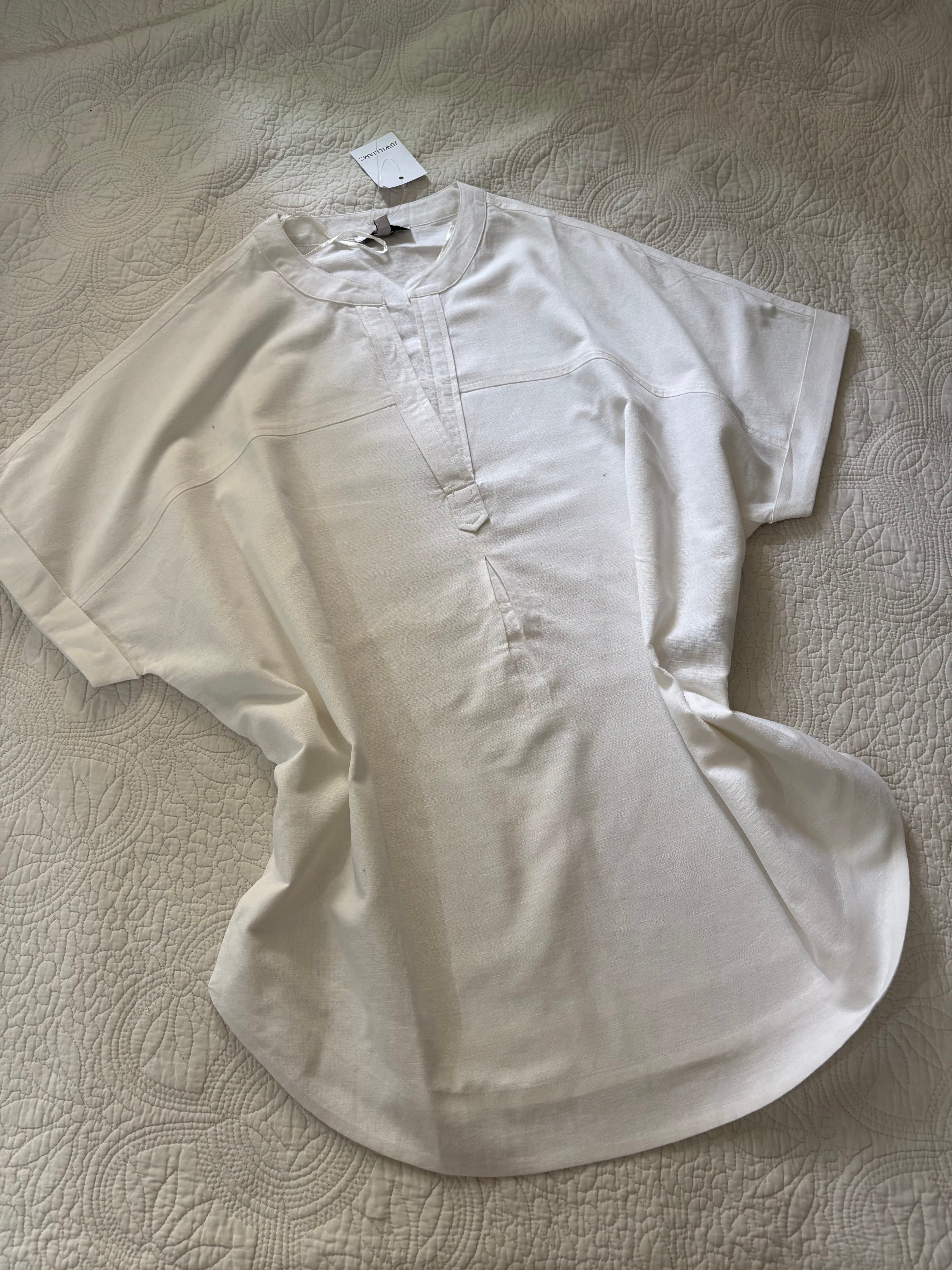 JD Williams linen blend top UK 16