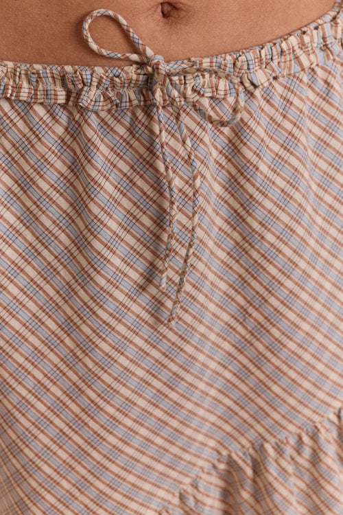 DAMSON MADDER Sigourney Skirt - Ginger Check