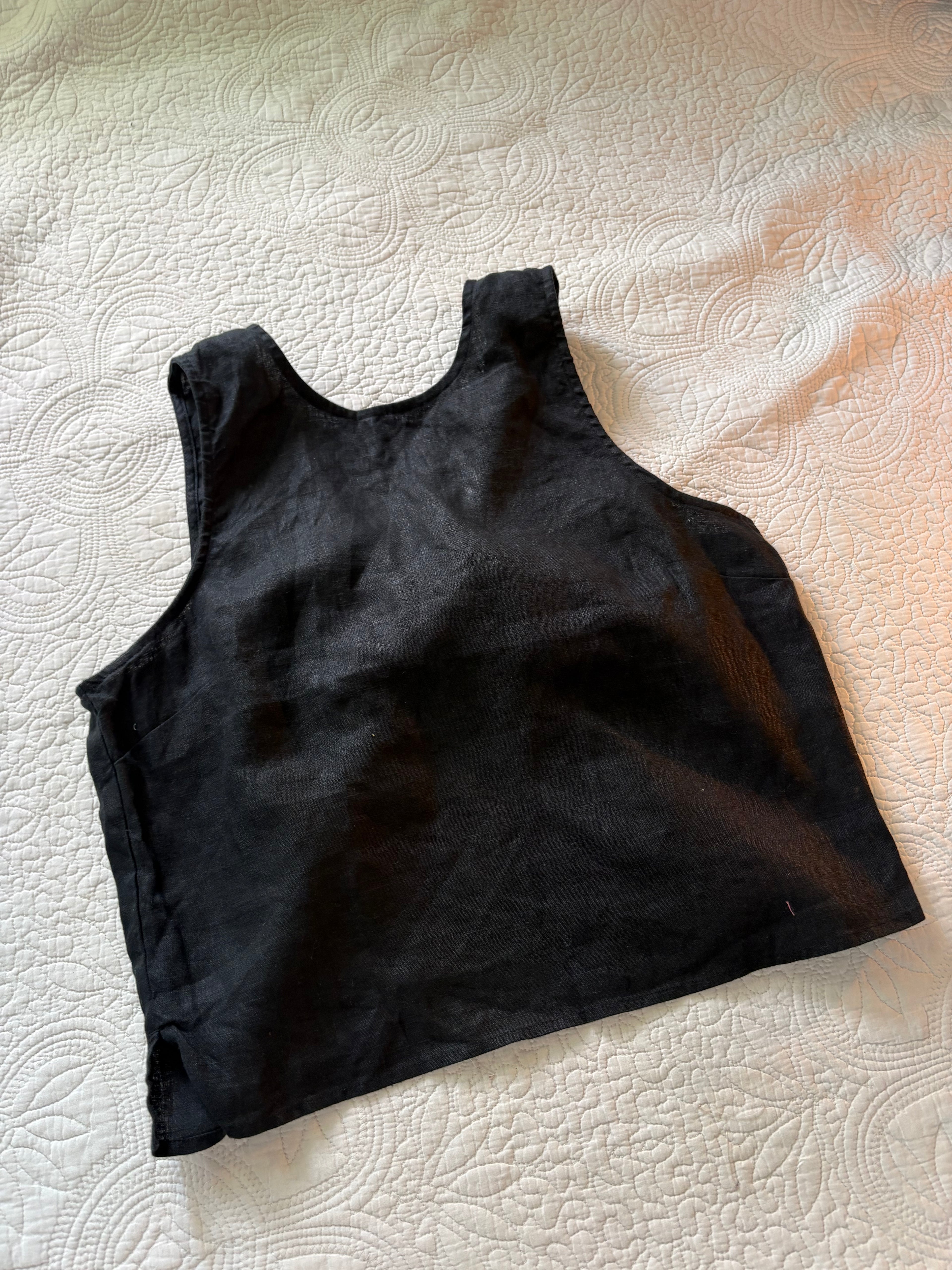 Madewell linen tie top