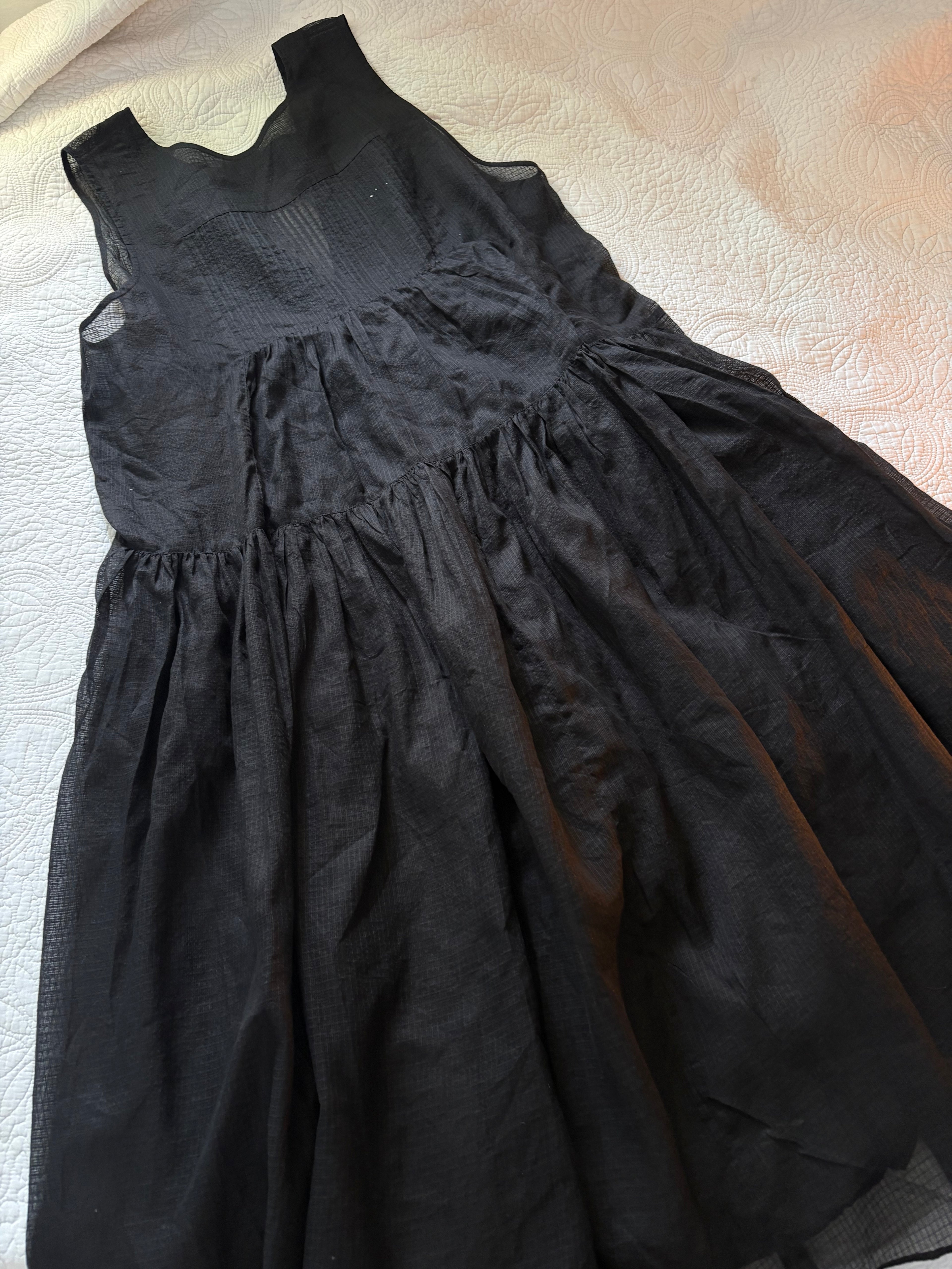 congés payés Japan Sheer layer dress FS