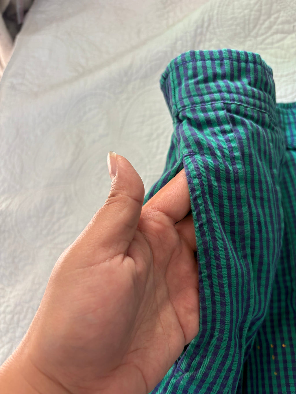 Free assembly check skirt XXL