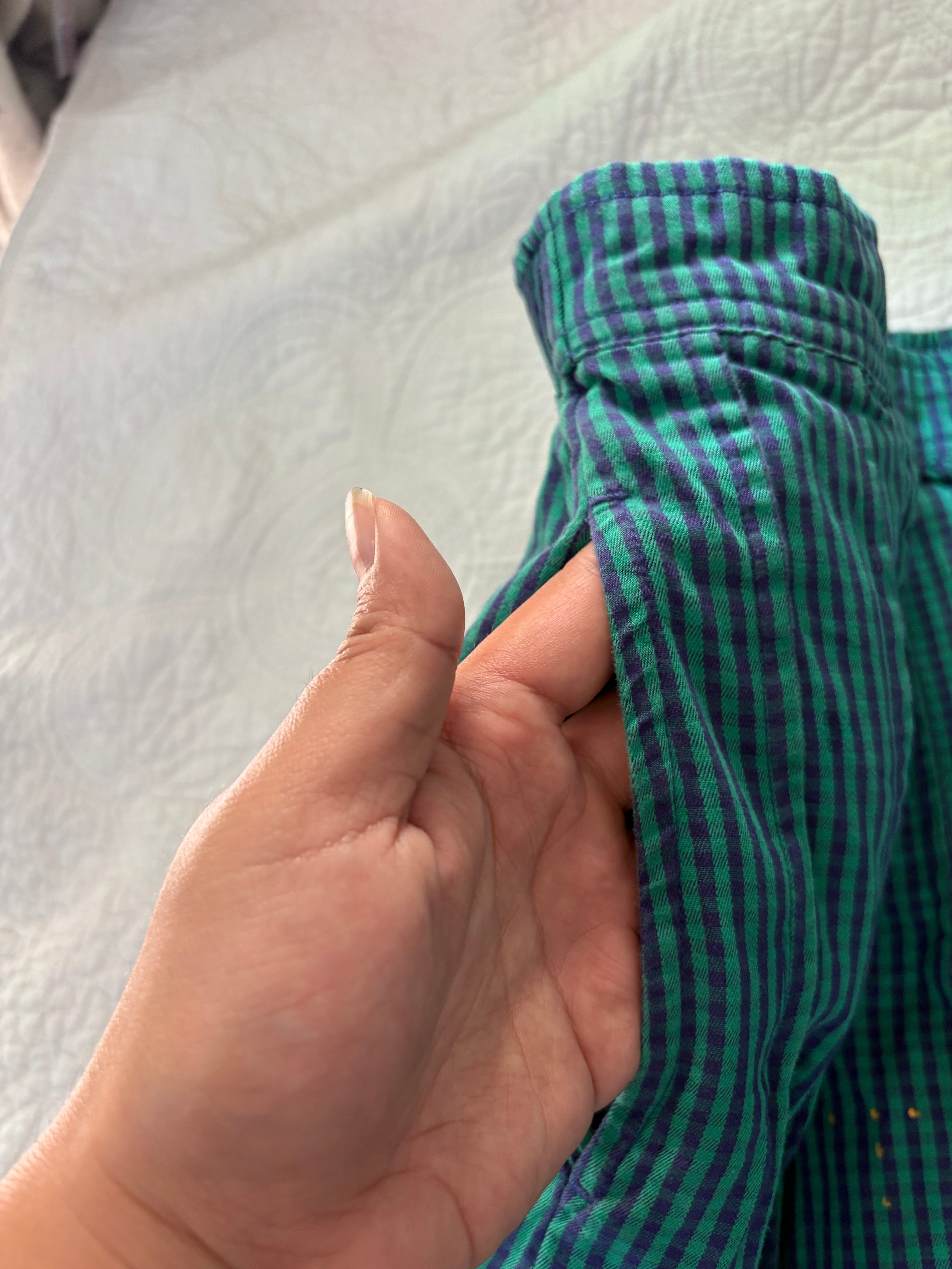 Free assembly check skirt XXL