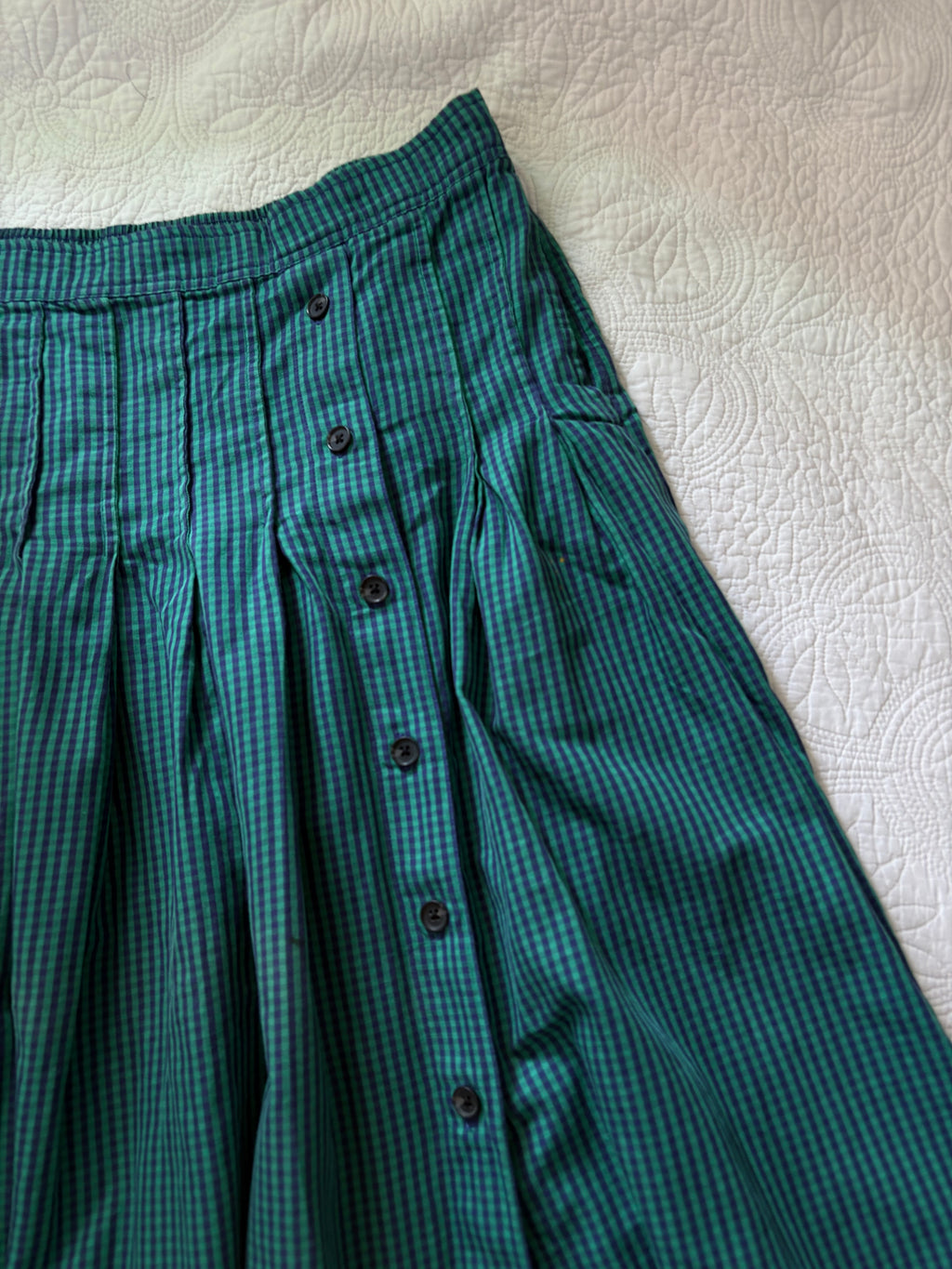 Free assembly check skirt XXL
