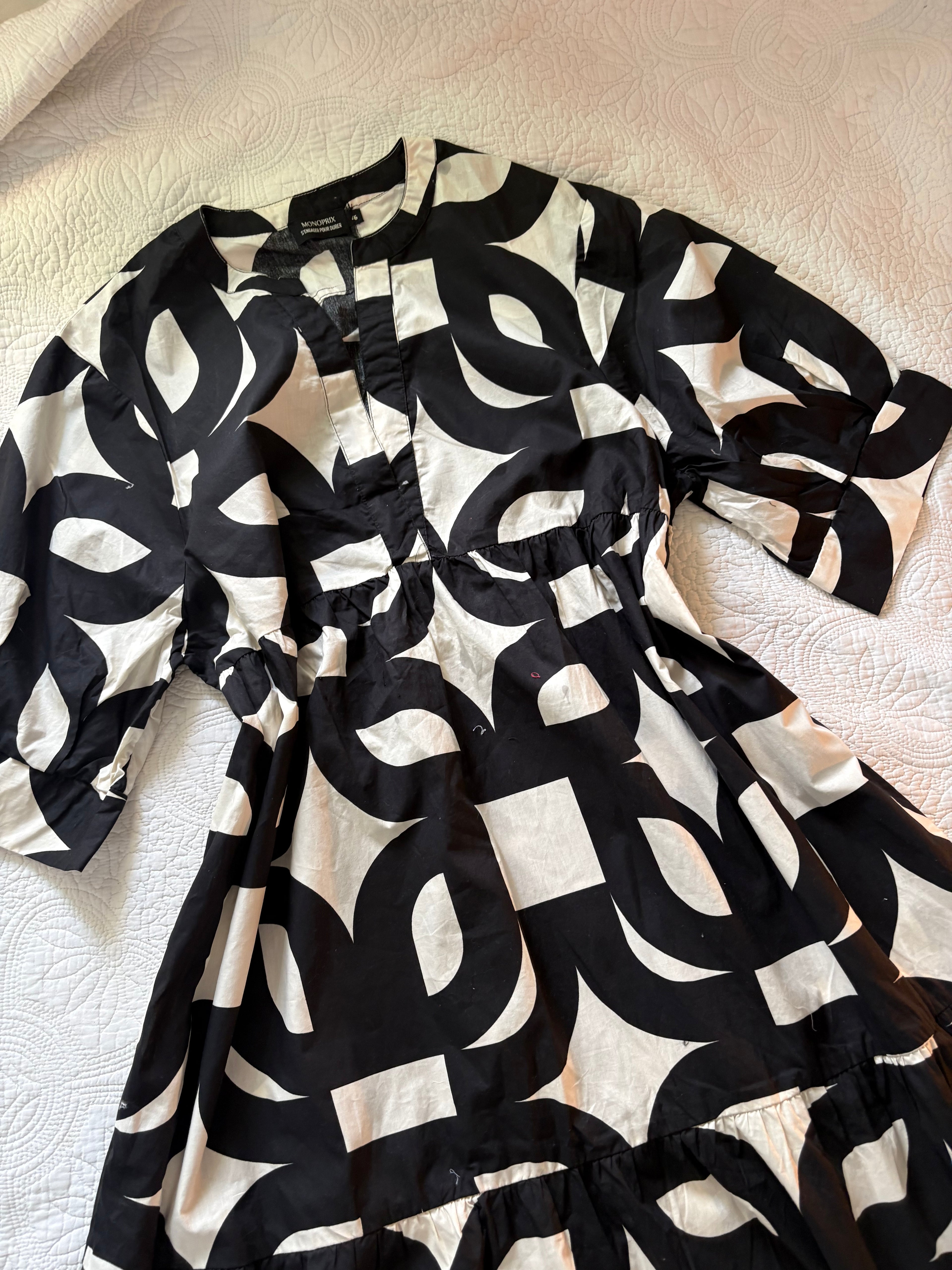 Monoprix robe de jour dress XL