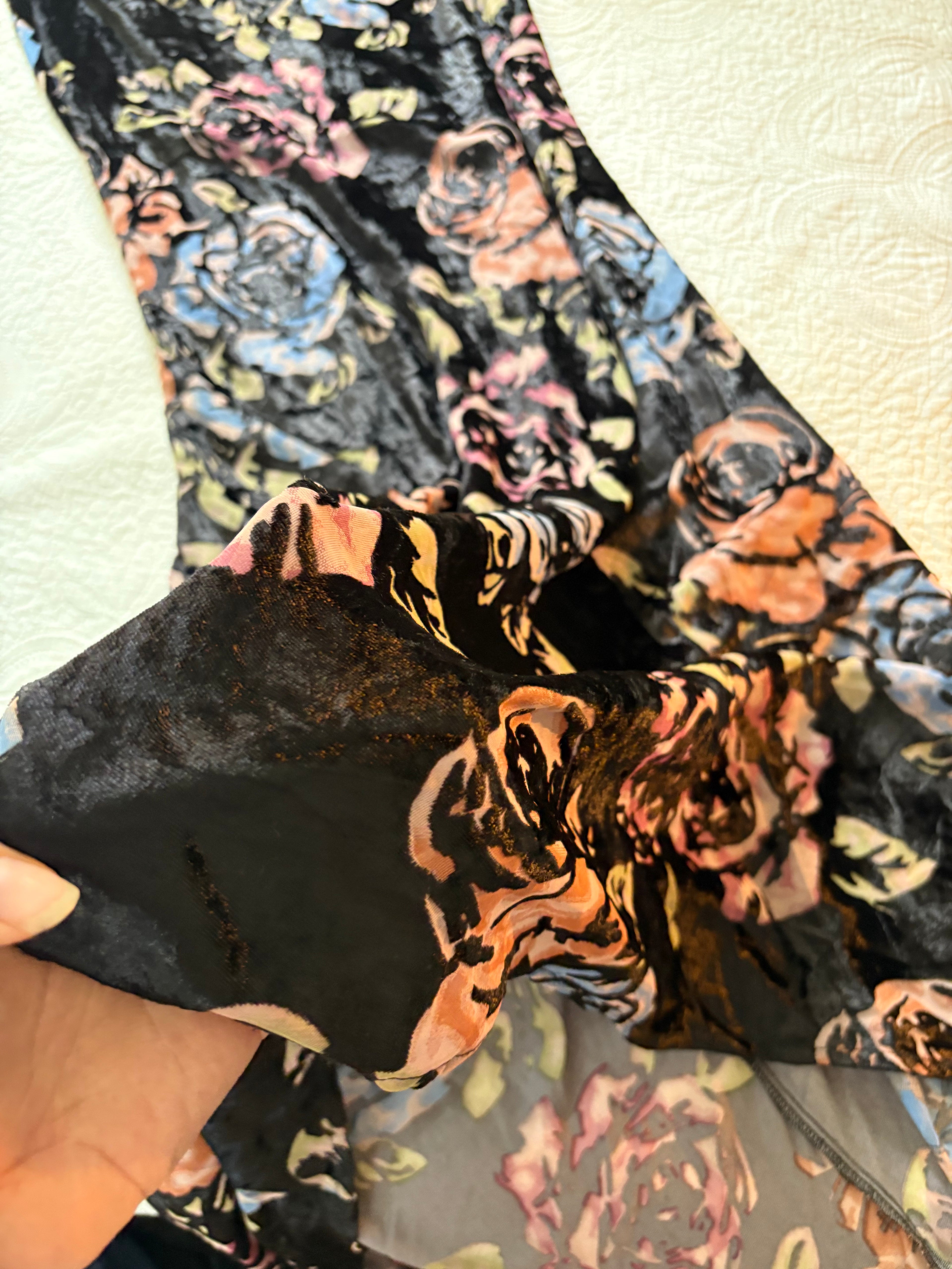 ASOS velvet skirt uk10