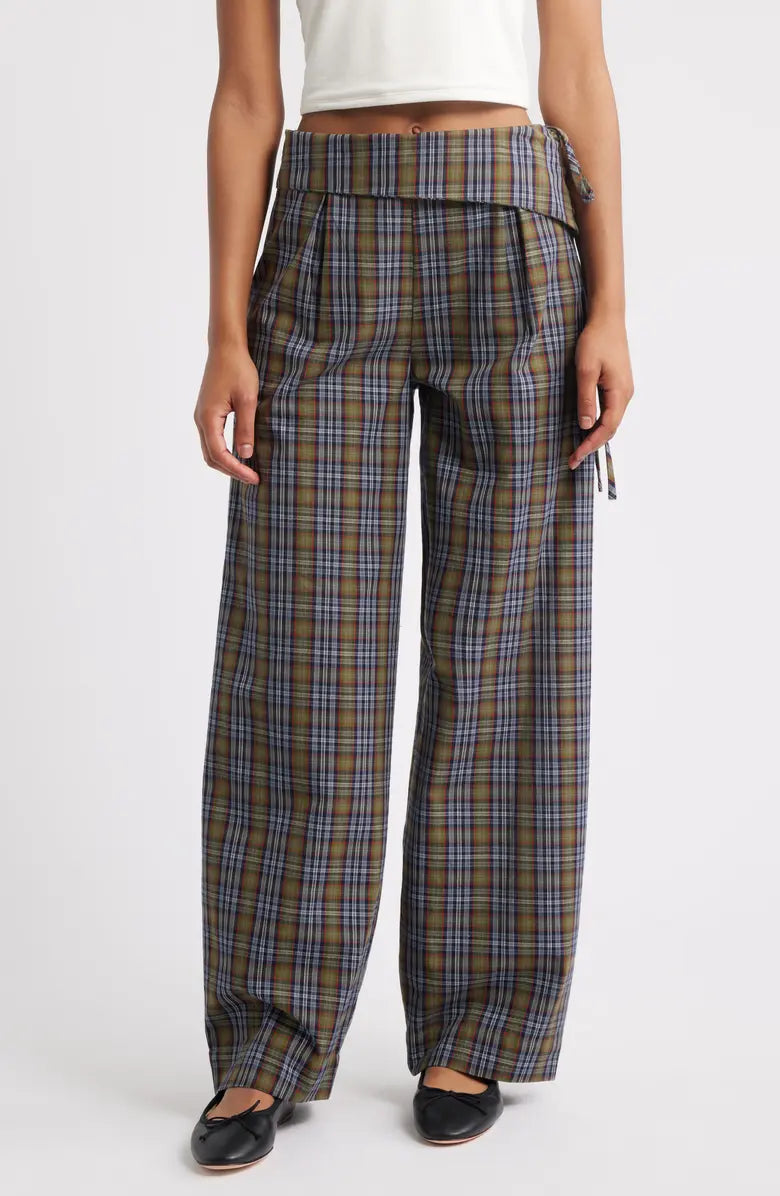 DAMSON MADDER Fia Trousers - Multi Check UK 10