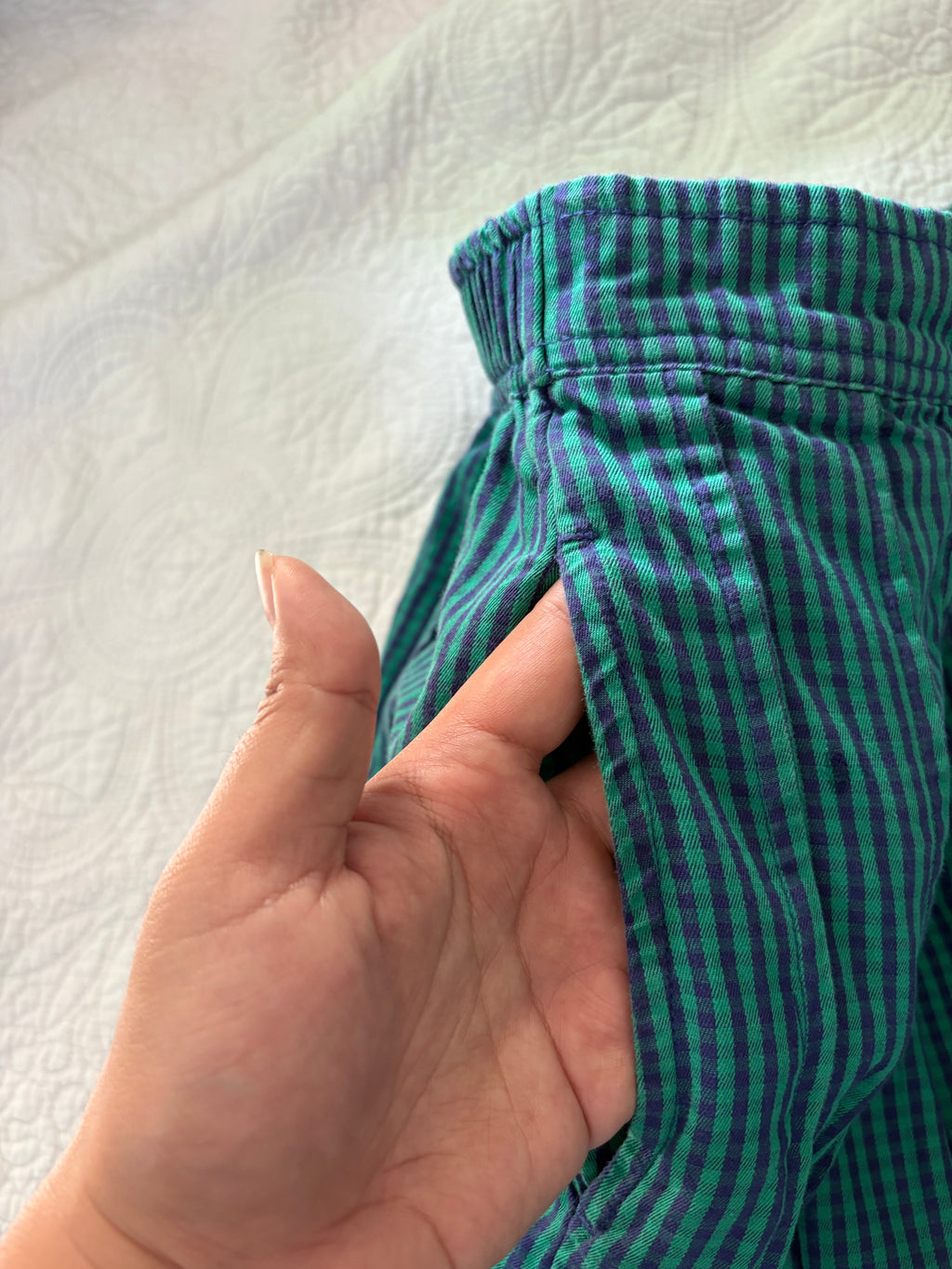 Free assembly check skirt XXL