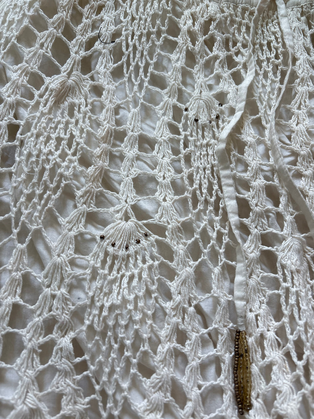 Crochet asymmetrical hem skirt L/XL
