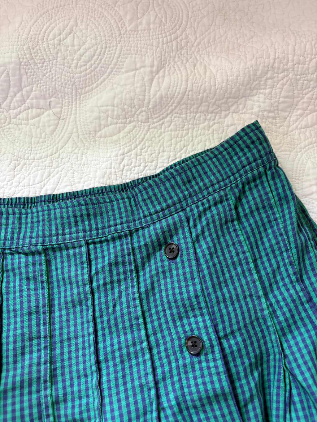 Free assembly check skirt XXL