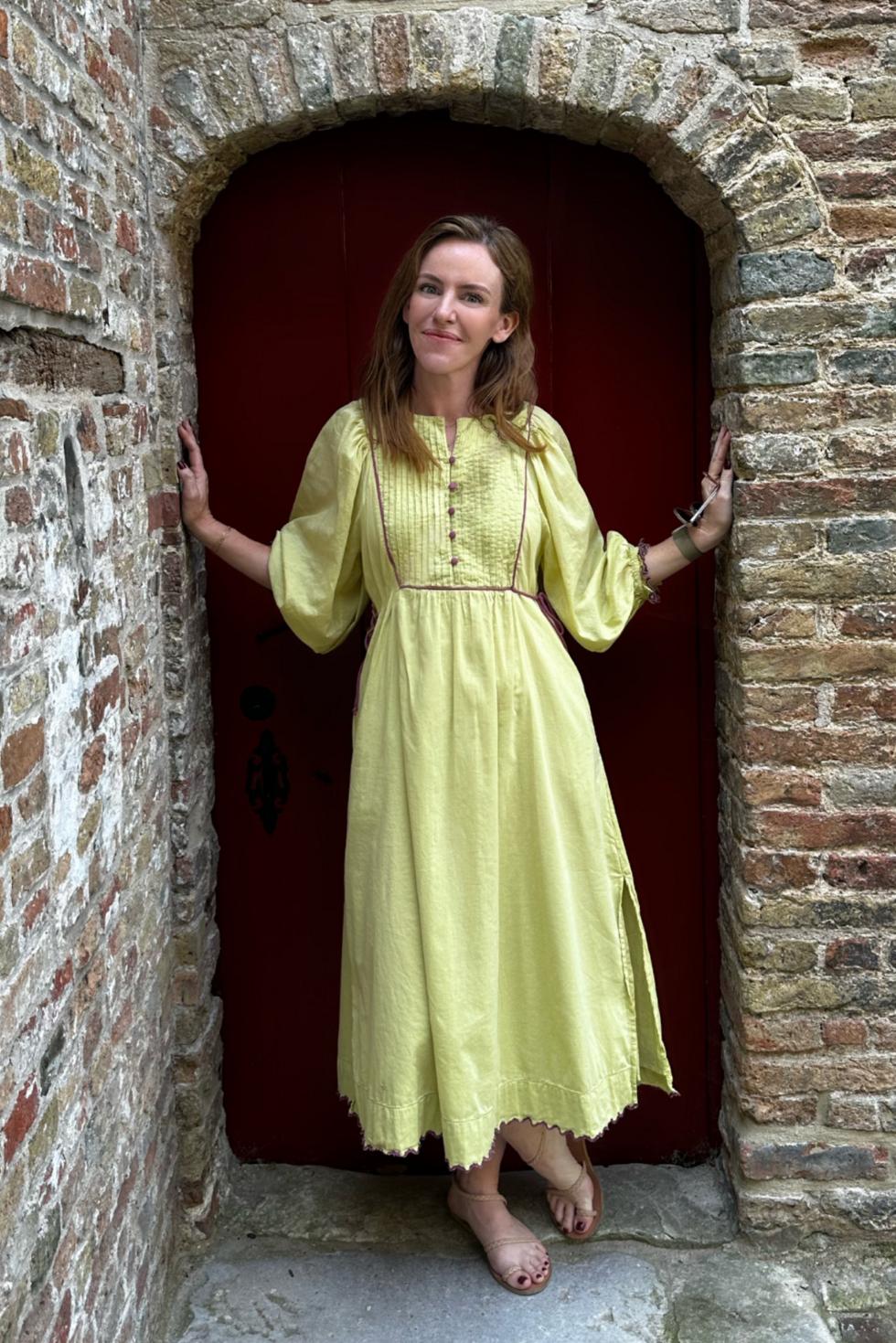 BAYBALA Mallie Dress in Chartreuse S