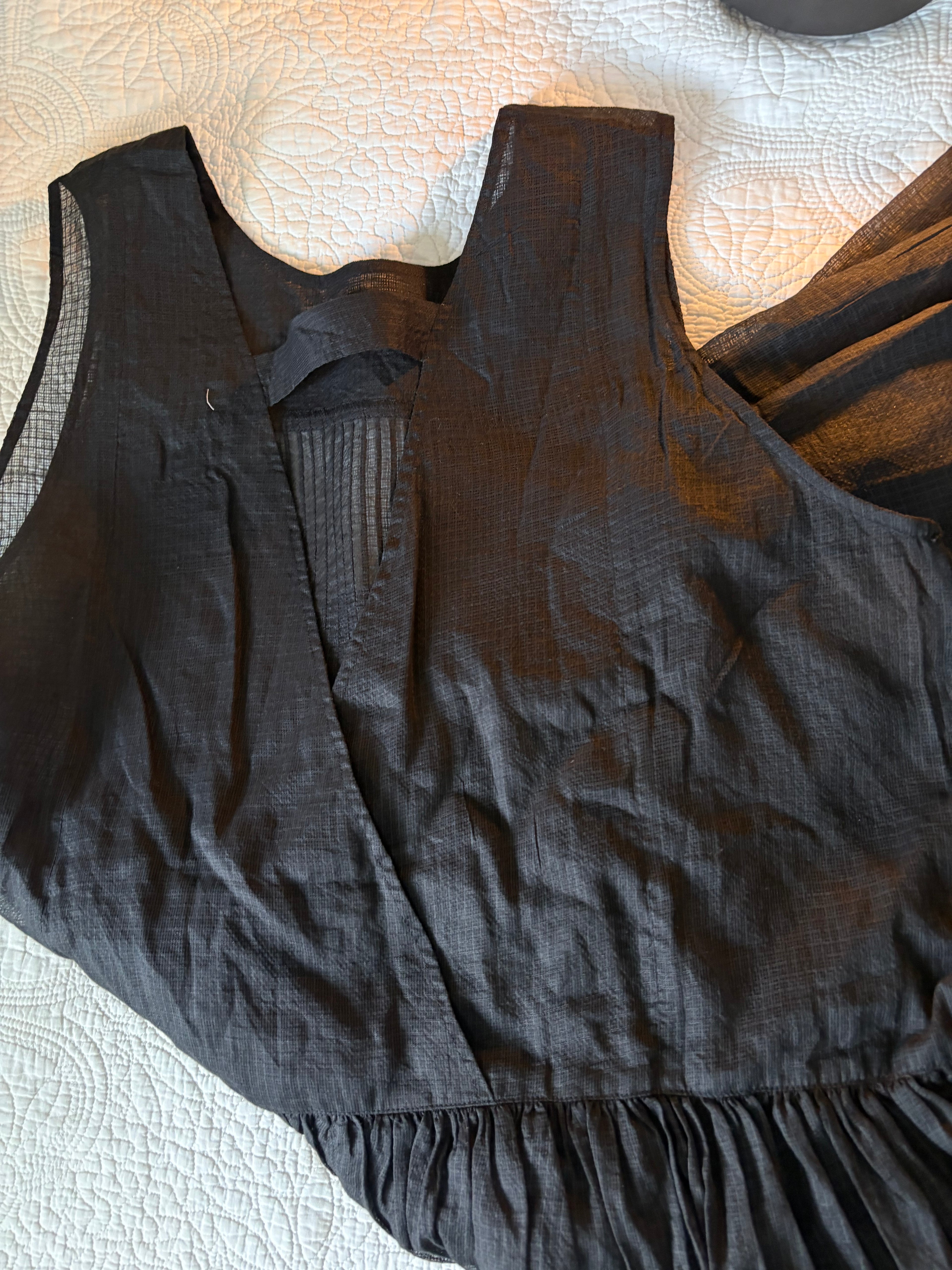 congés payés Japan Sheer layer dress FS