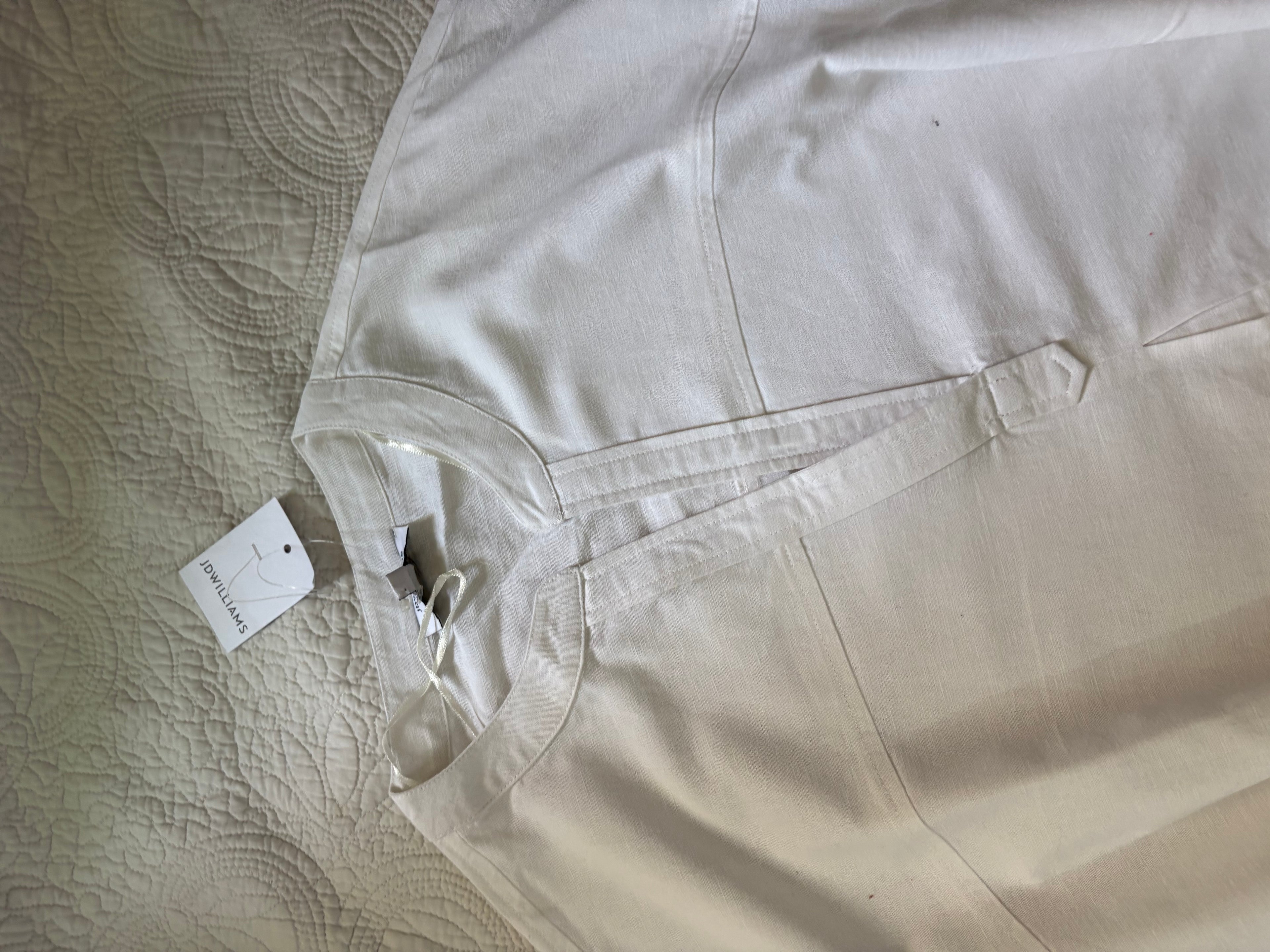 JD Williams linen blend top UK 16