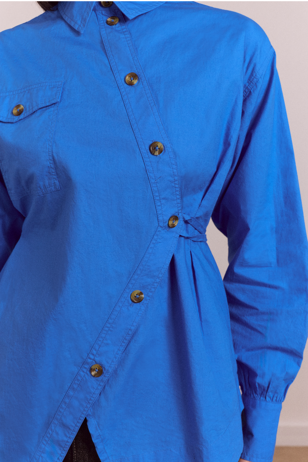 Damson madder Lux Shirt - Blue