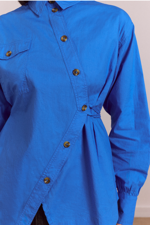 Damson madder Lux Shirt - Blue