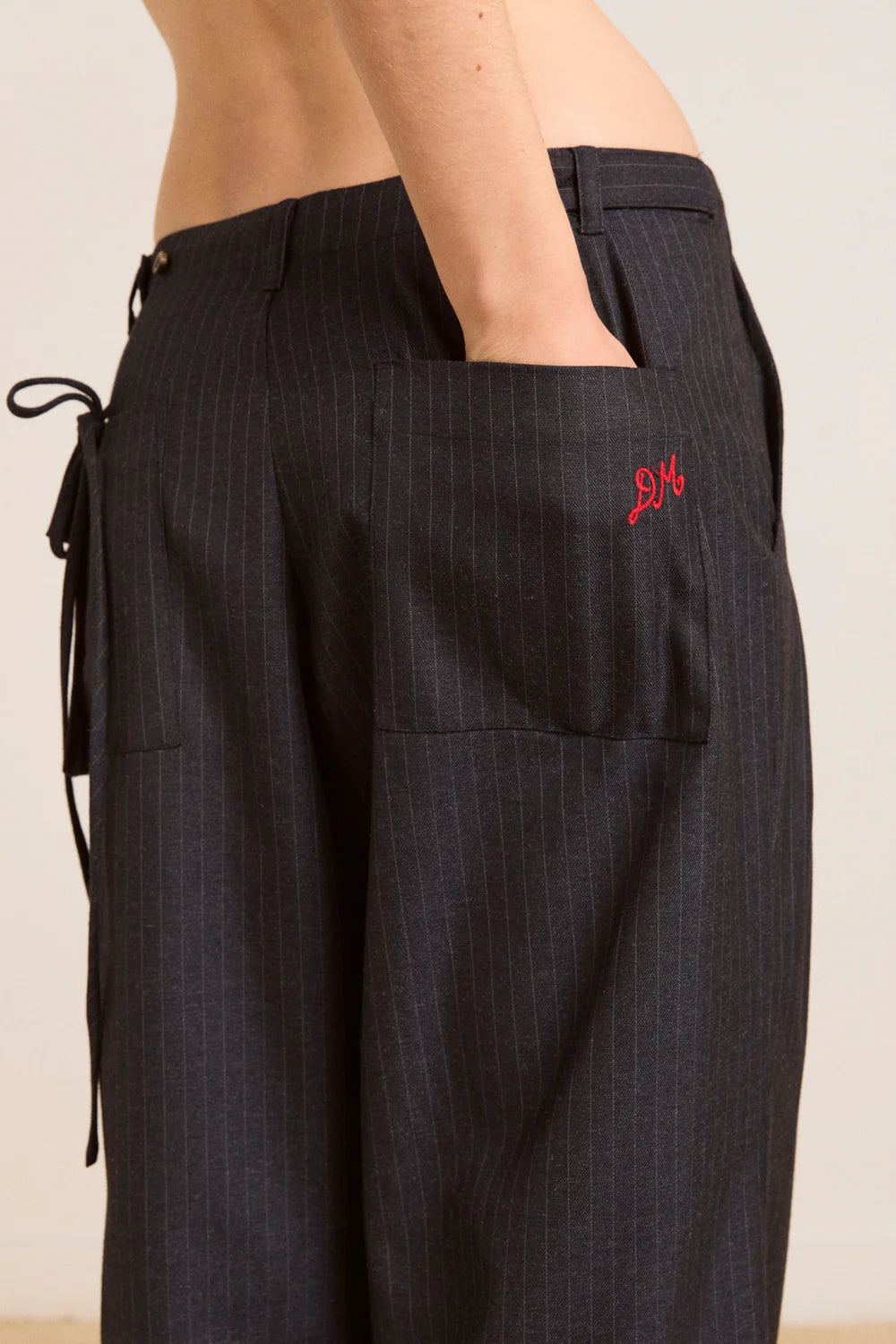 DAMSON MADDER Tatianna Trouser - Pinstripe