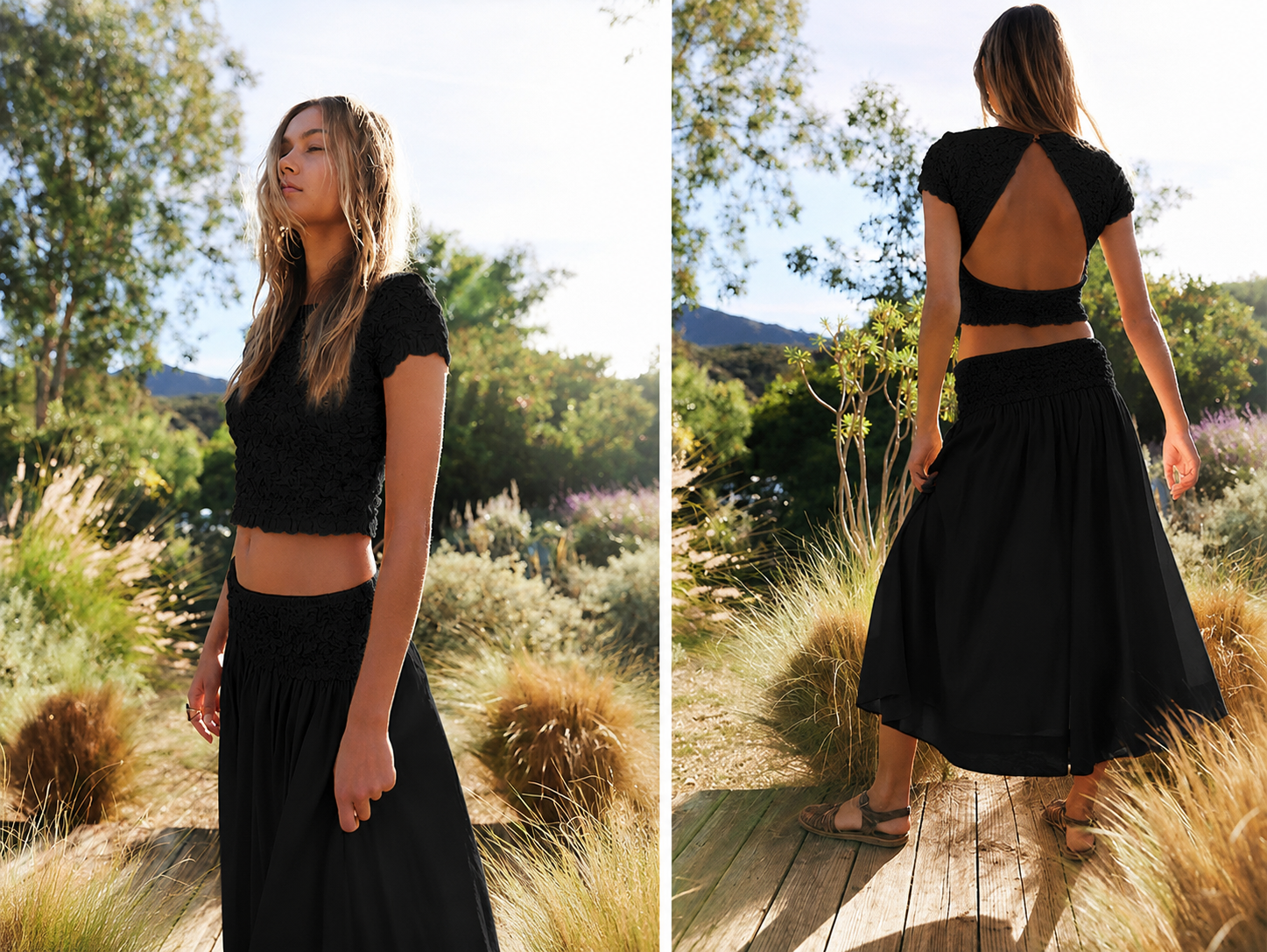 FREE PEOPLE CARINO TOP IN BLACK M