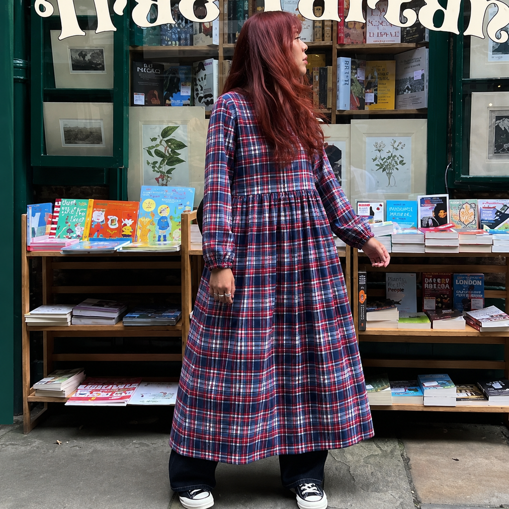 Lucy and Yak check dress Uk 10