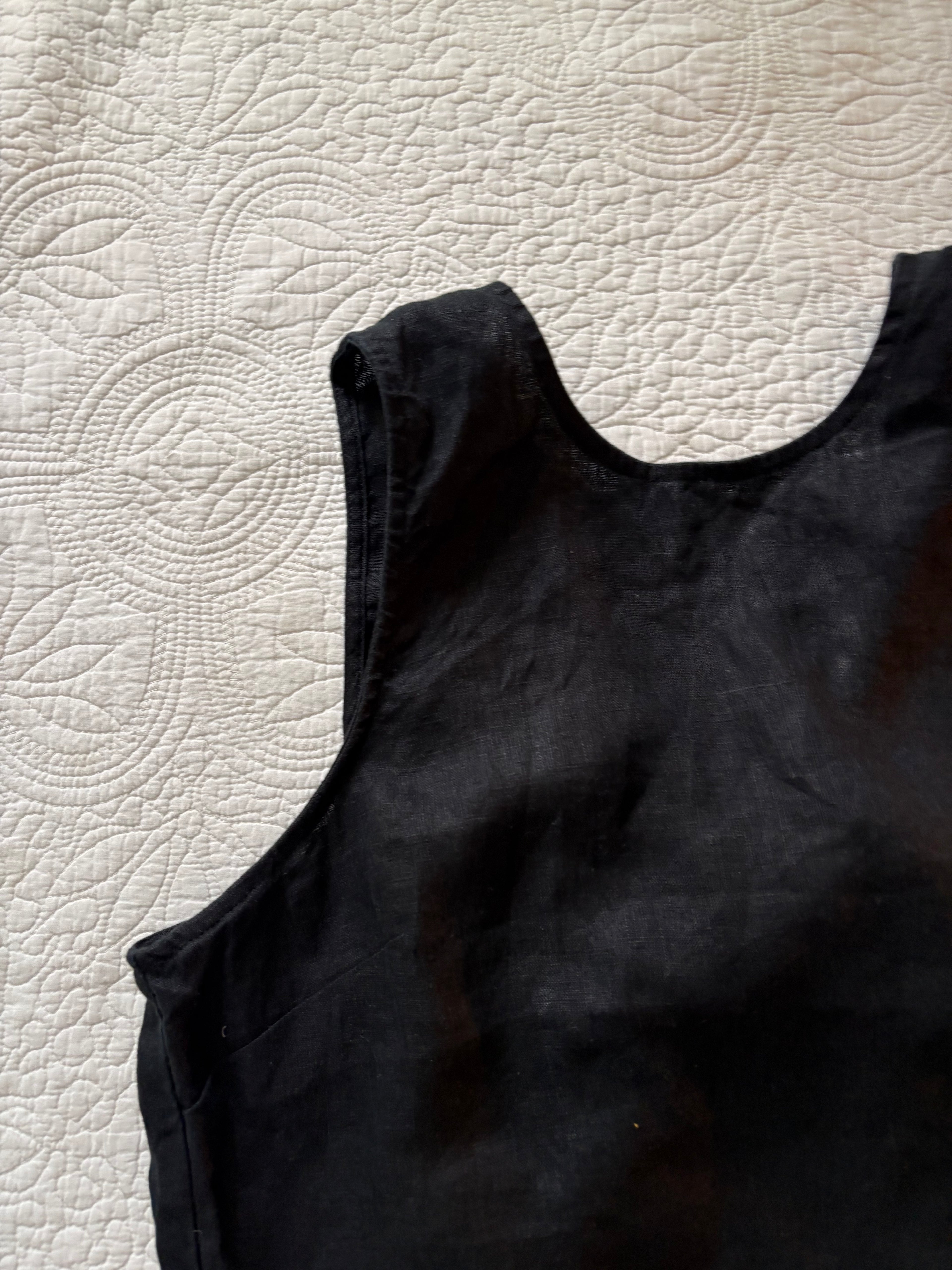 Madewell linen tie top