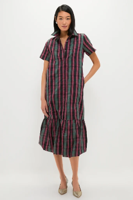 TUCKERNUCK
Silk cotton Martine Maxi Bubble Dress