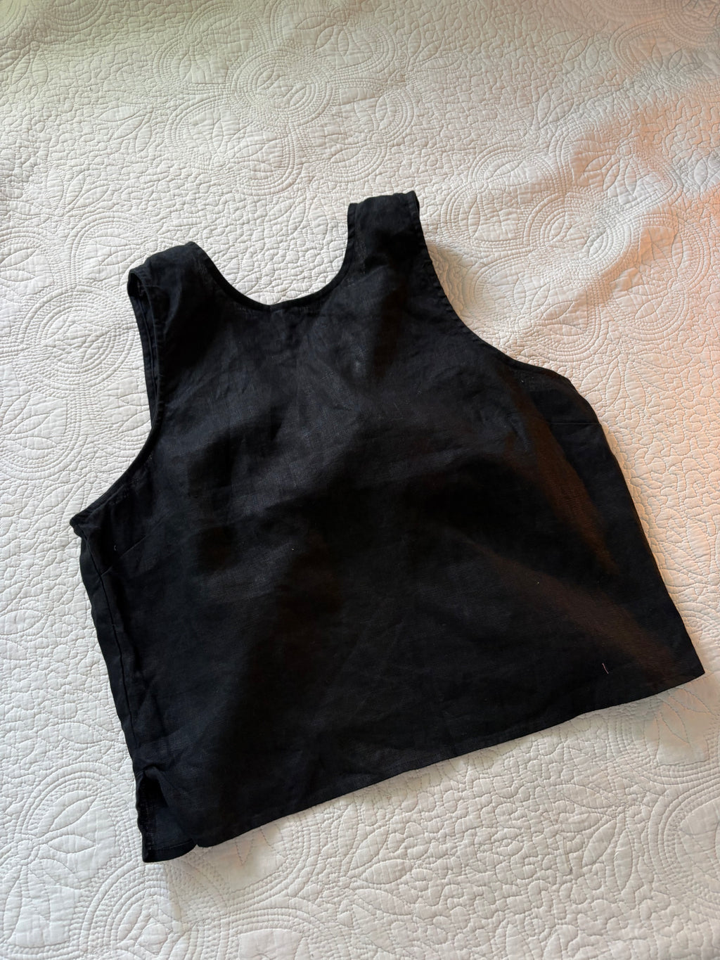 Madewell linen tie top