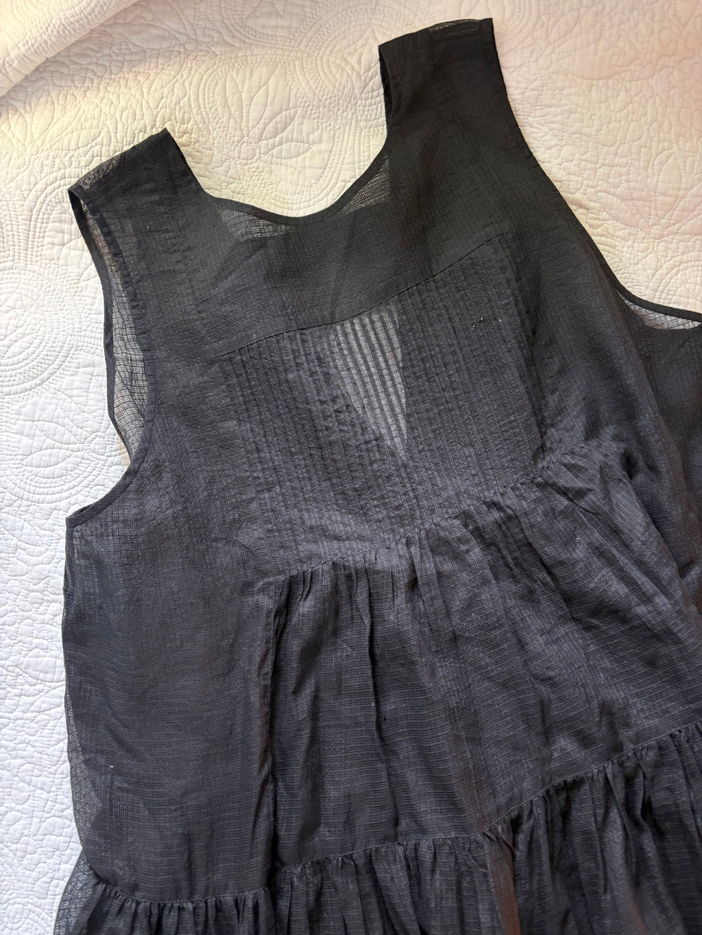 congés payés Japan Sheer layer dress FS