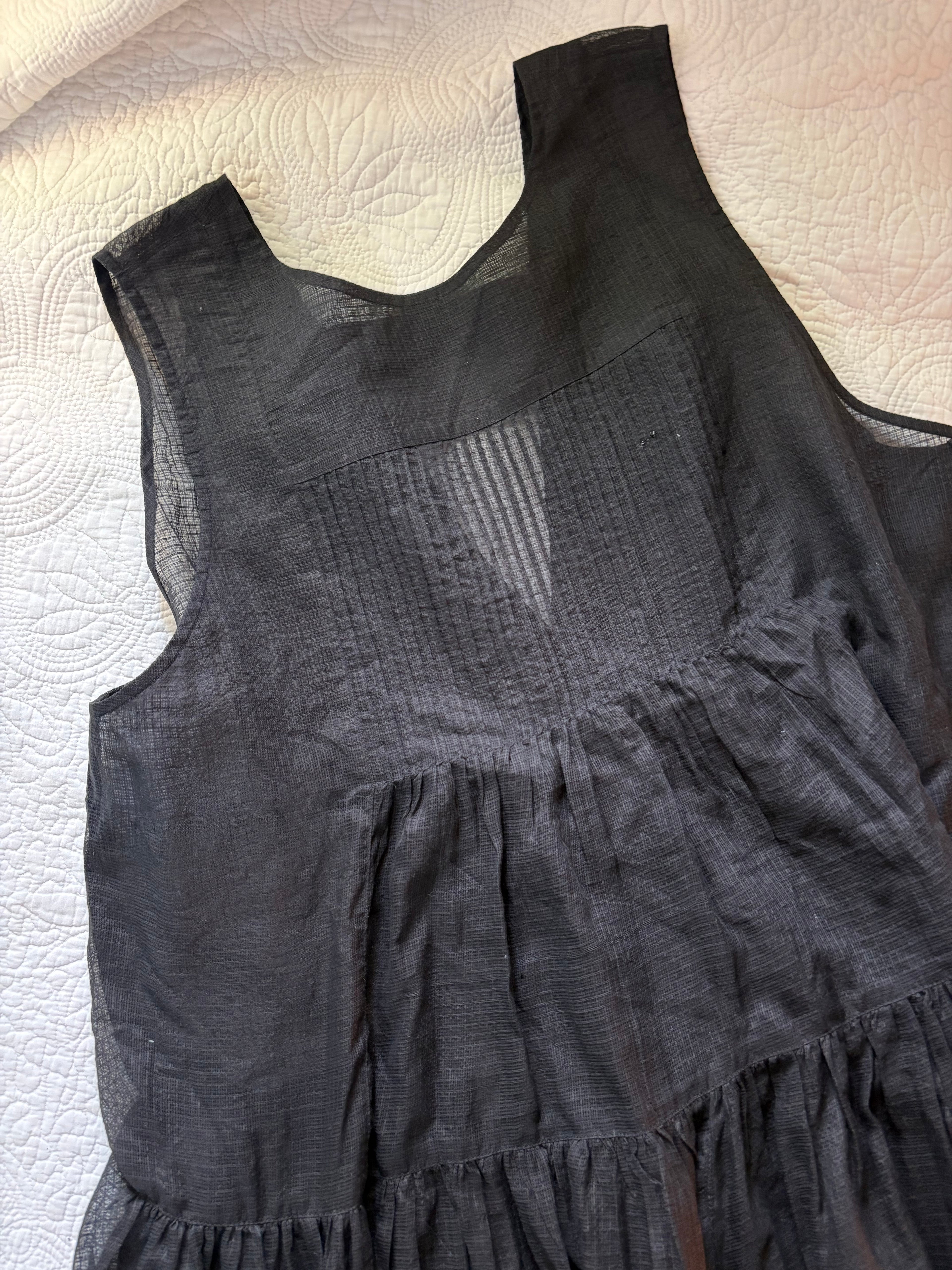 congés payés Japan Sheer layer dress FS