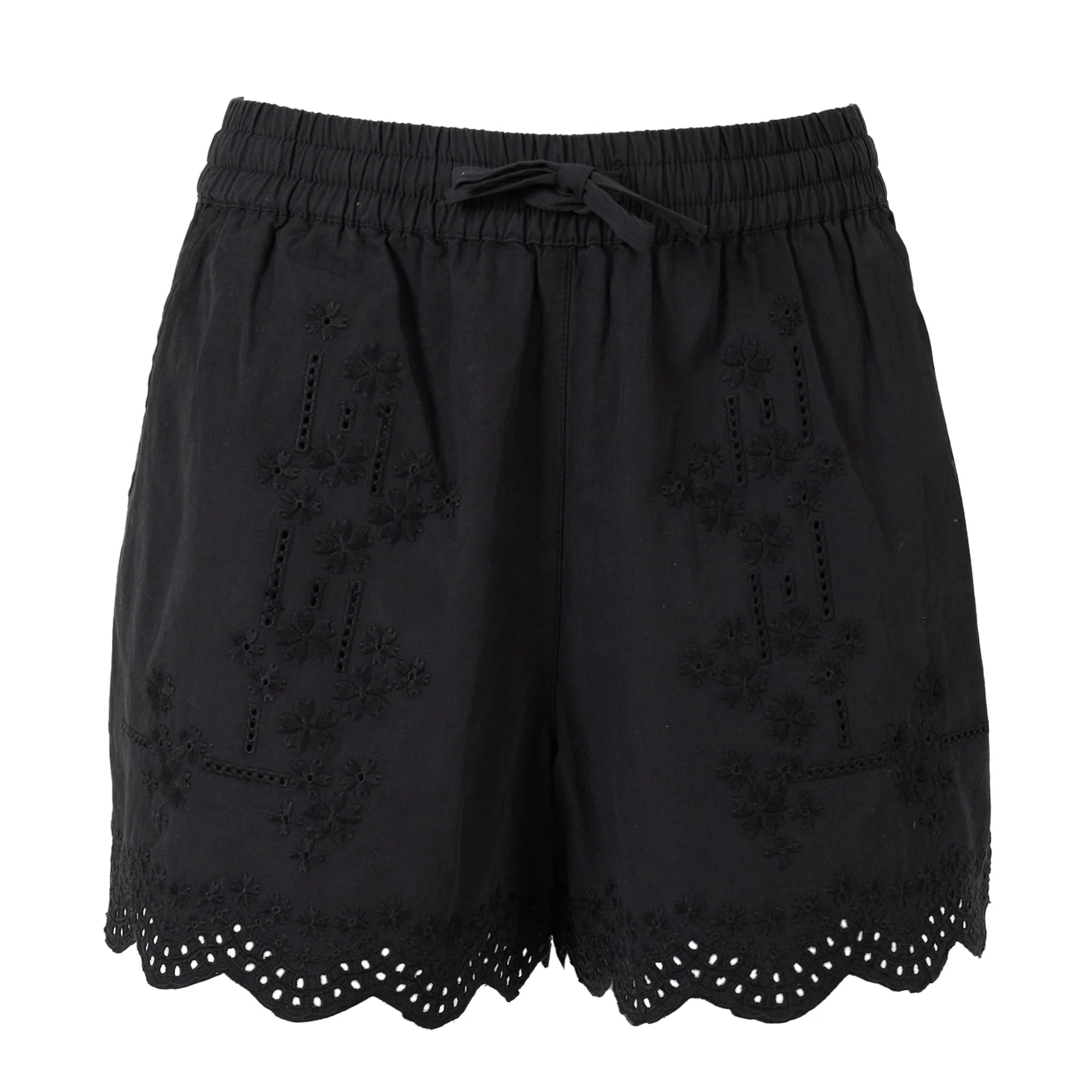 Damson Madder Blondey Shorts Black Embroidery