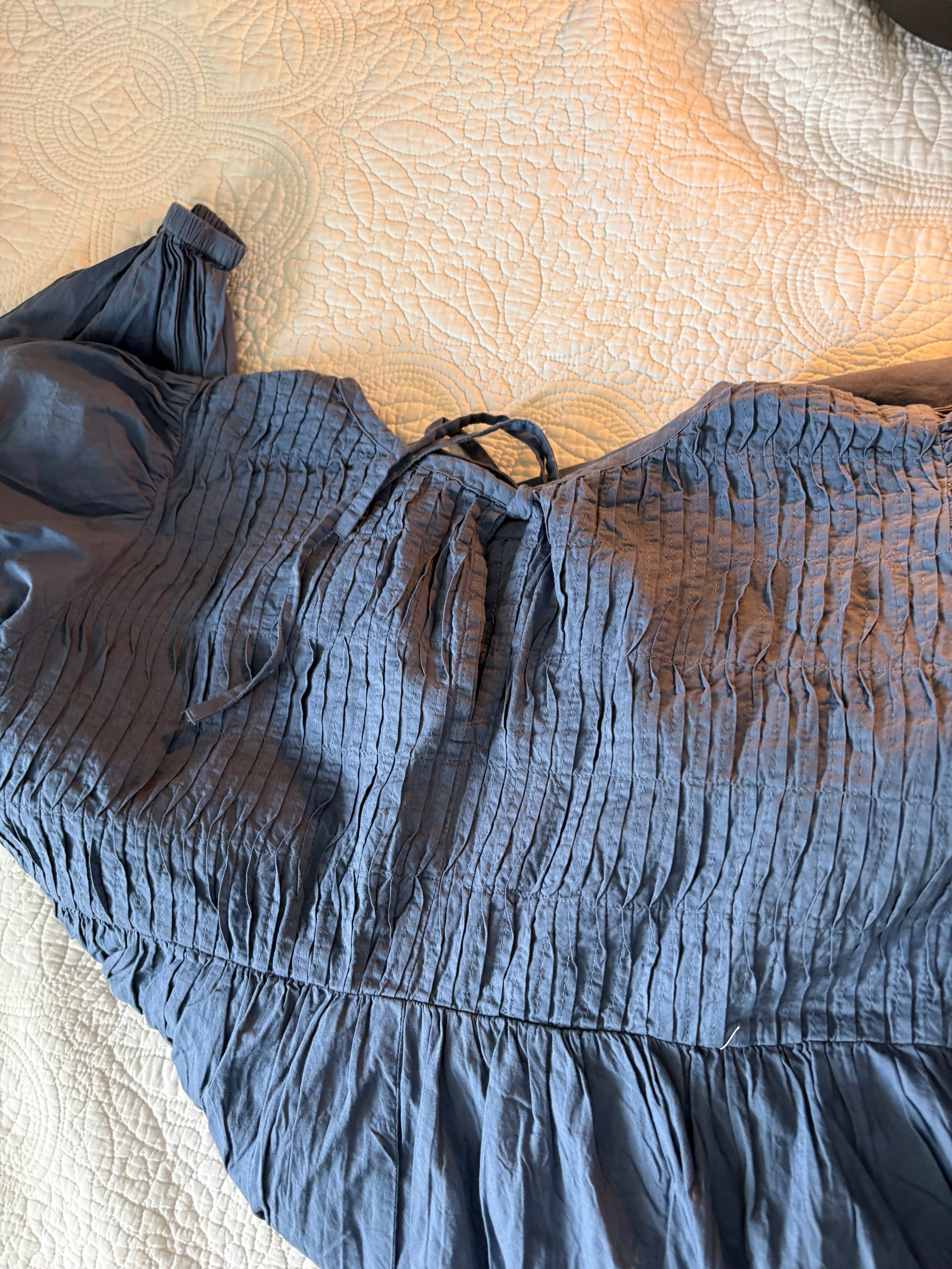 Sonny label Japan pleated bust dress FS