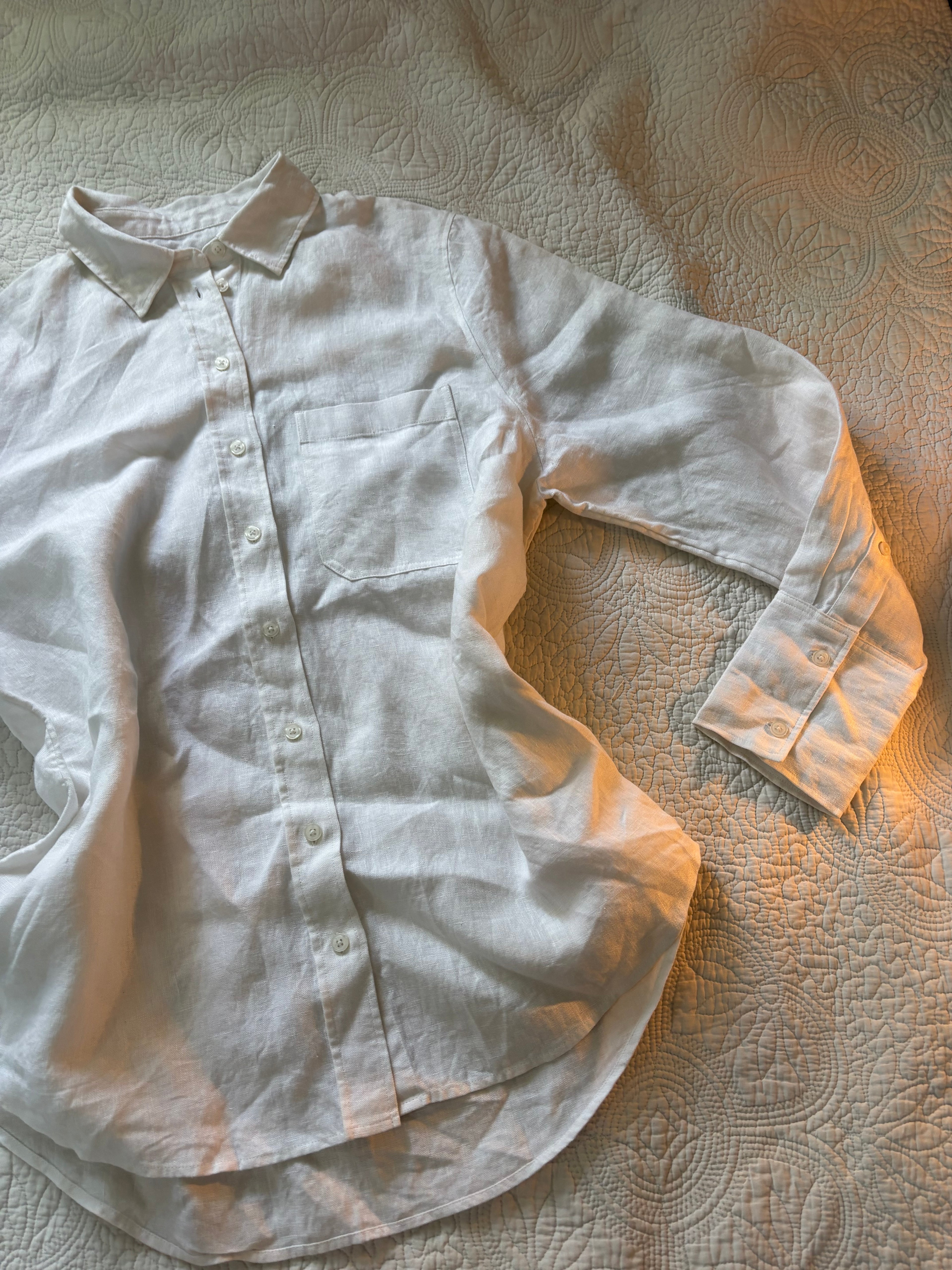 Pure linen shirt M/L