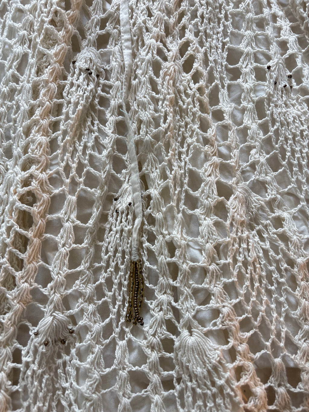 Crochet asymmetrical hem skirt L/XL