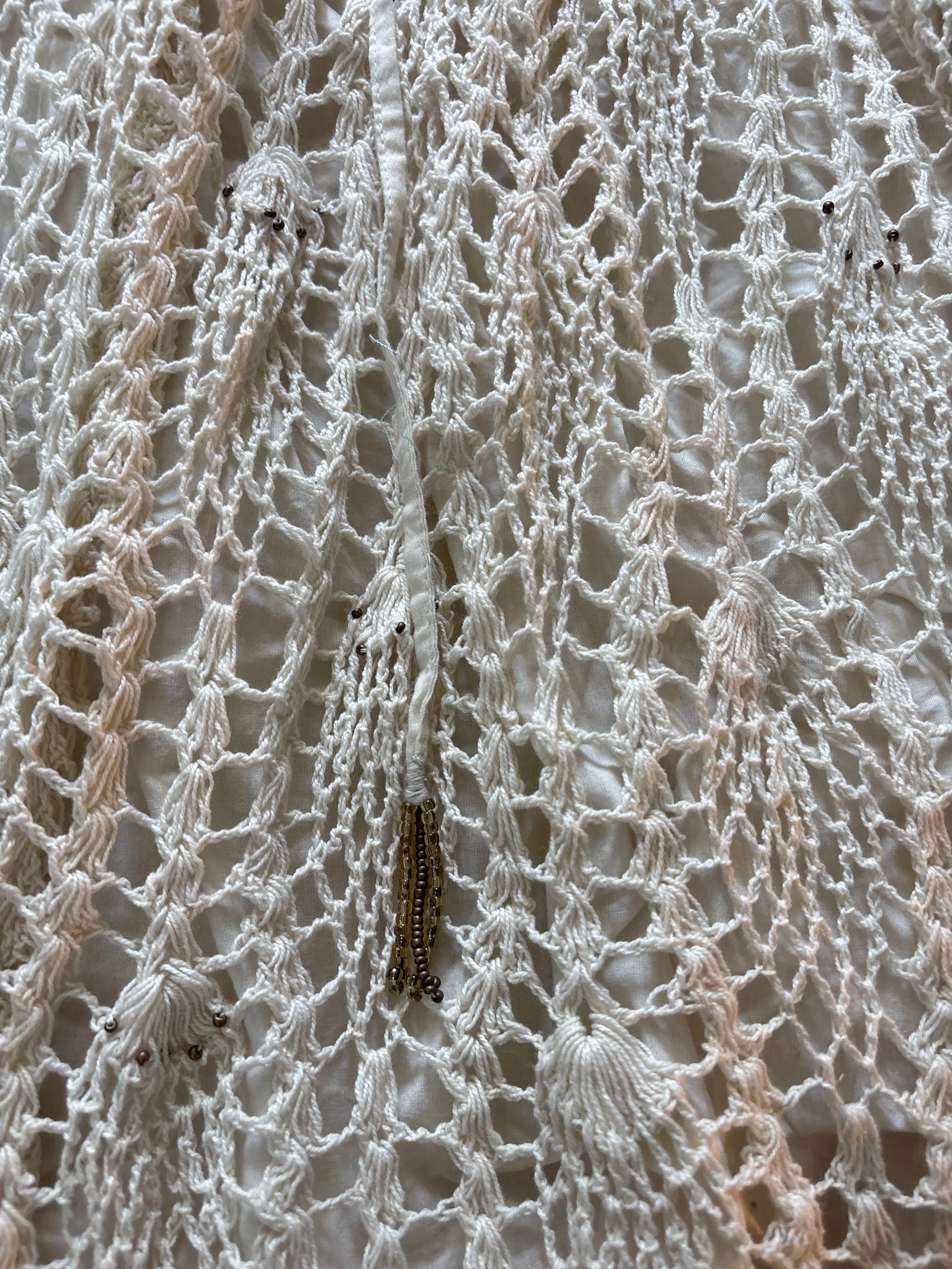 Crochet asymmetrical hem skirt L/XL