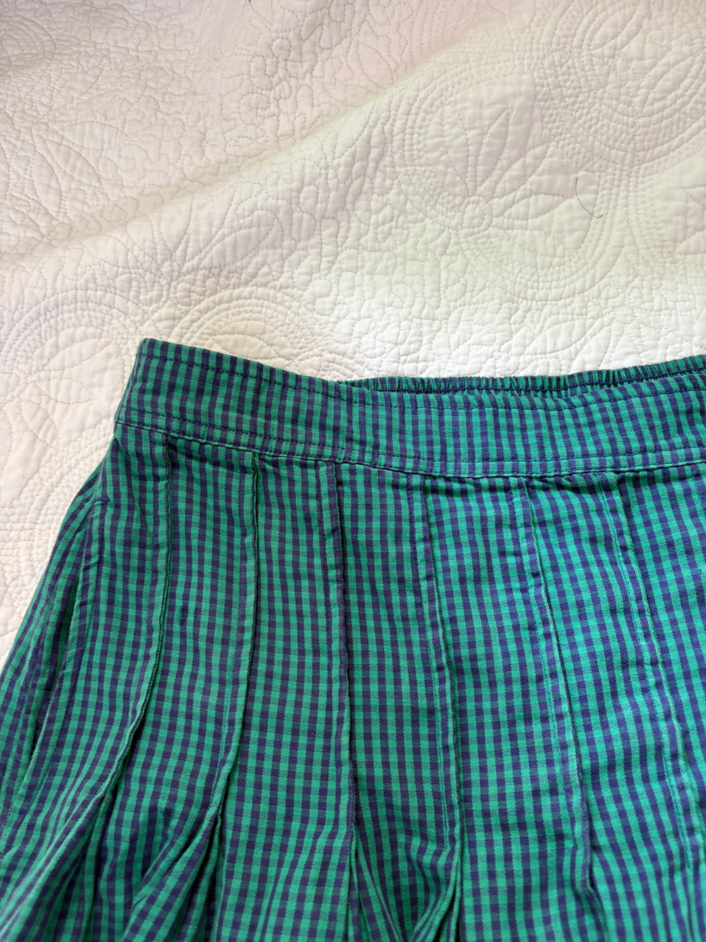 Free assembly check skirt XXL