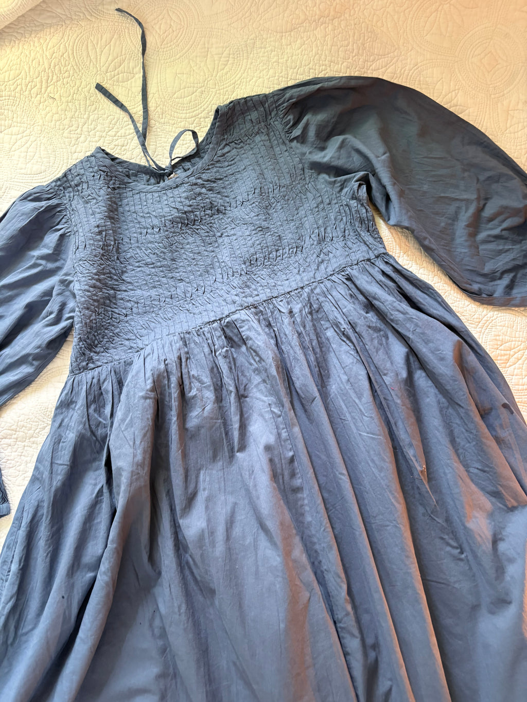 Sonny label Japan pleated bust dress FS