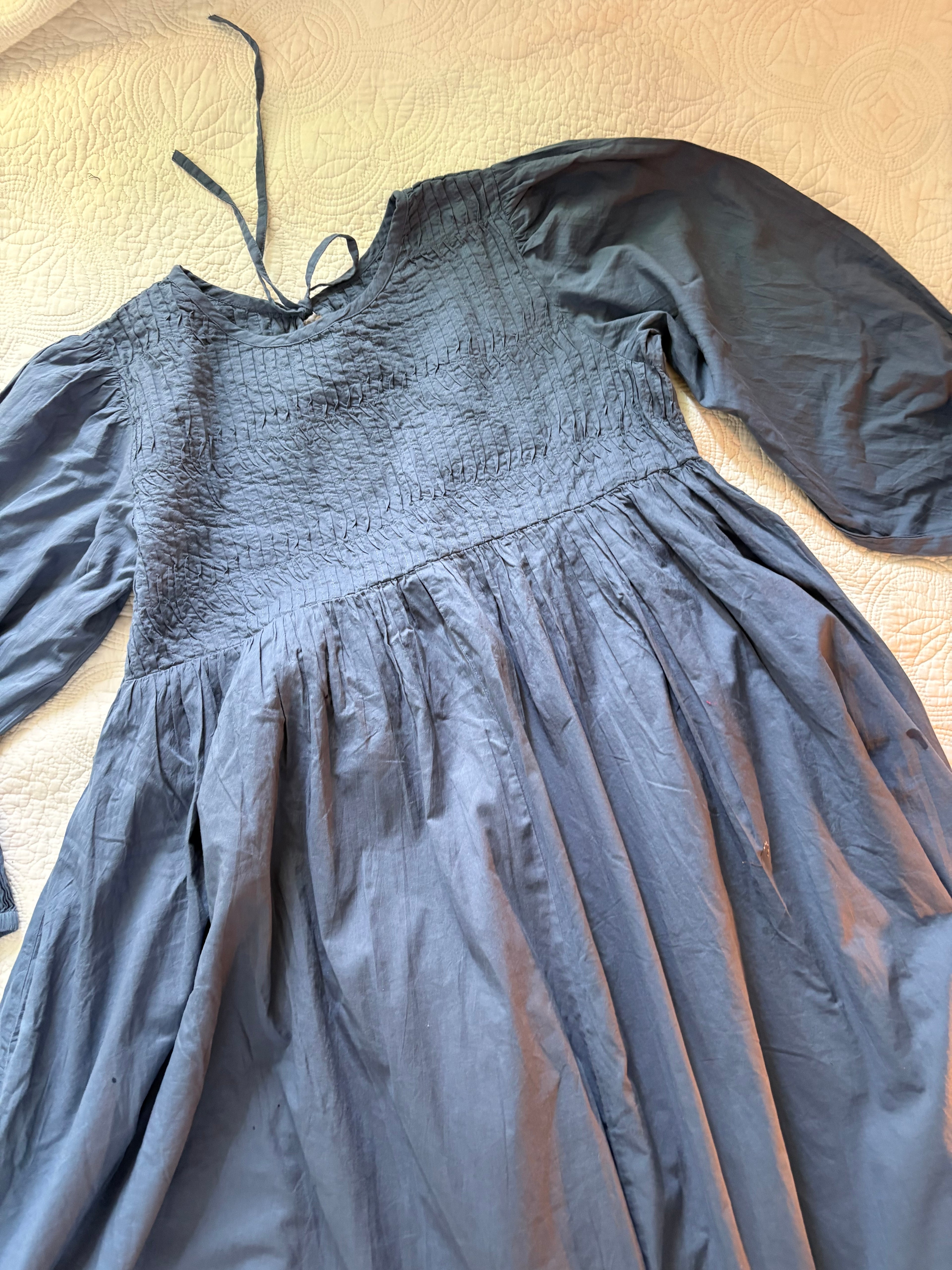 Sonny label Japan pleated bust dress FS